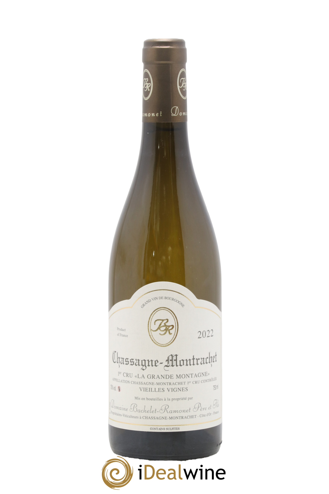 Chassagne-Montrachet 1er Cru La Grande Montagne Bachelet-Ramonet (Domaine) Vieilles Vignes 2022 - Lot de 1 bouteille - 0