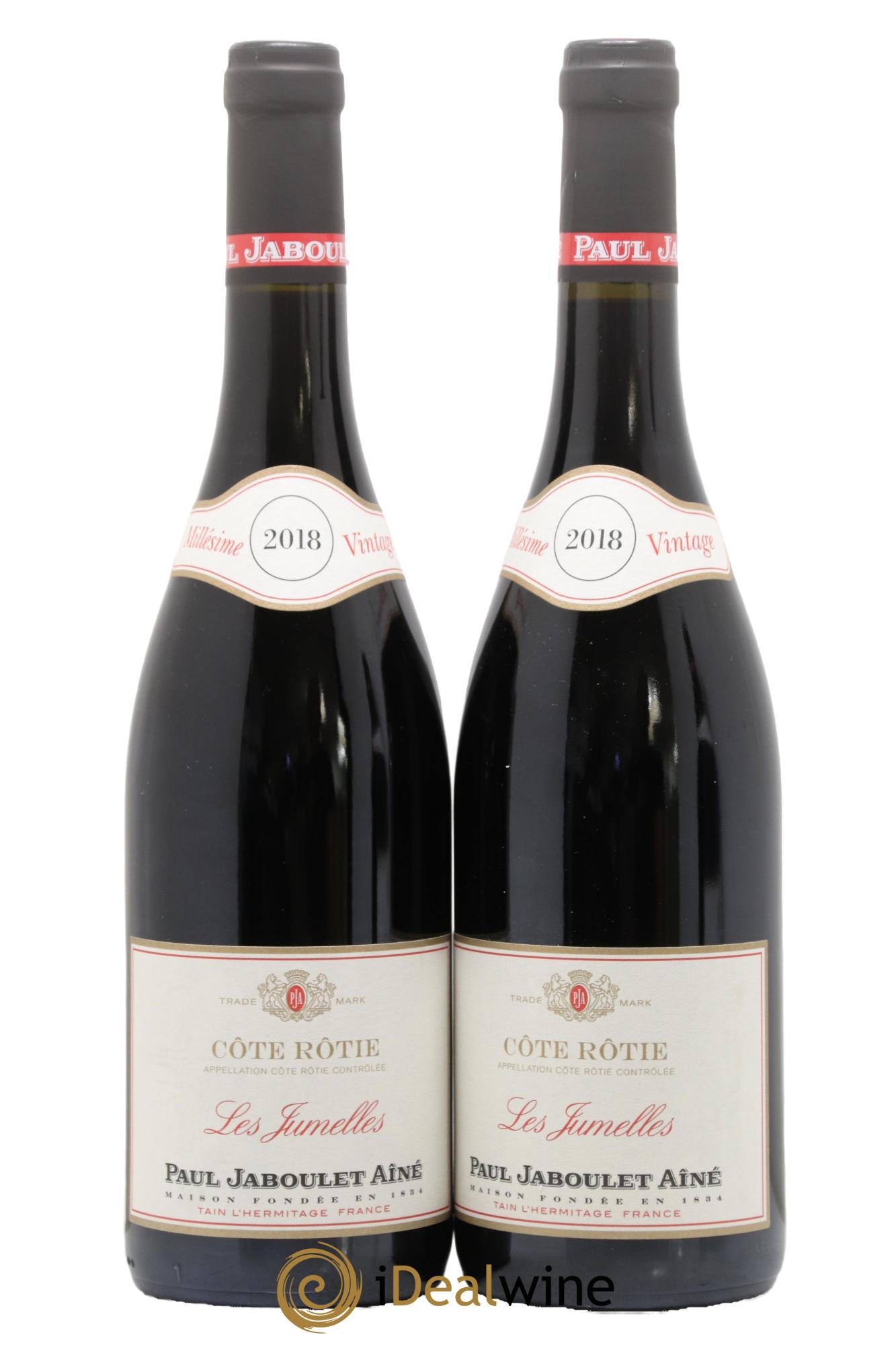 Côte-Rôtie Les Jumelles Paul Jaboulet Ainé 2018 - Lotto di 2 bottiglie - 0