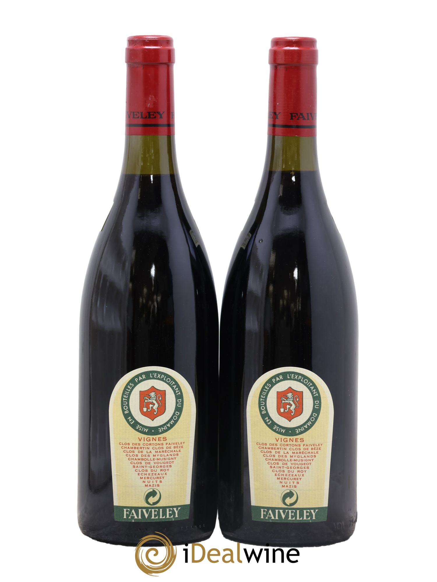 Mazis-Chambertin Grand Cru Faiveley 1997 - Posten von 2 Flaschen - 1
