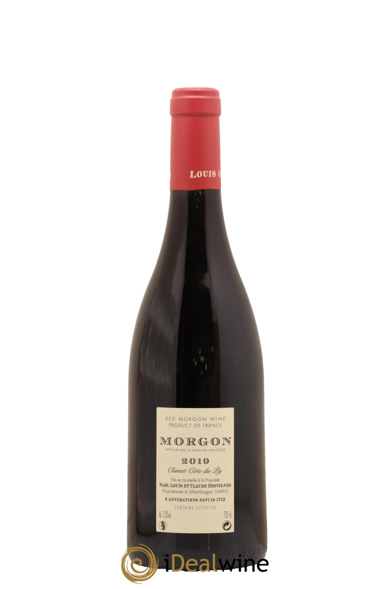Morgon Côte du Py Louis-Claude Desvignes 2019 - Lot de 1 bouteille - 1