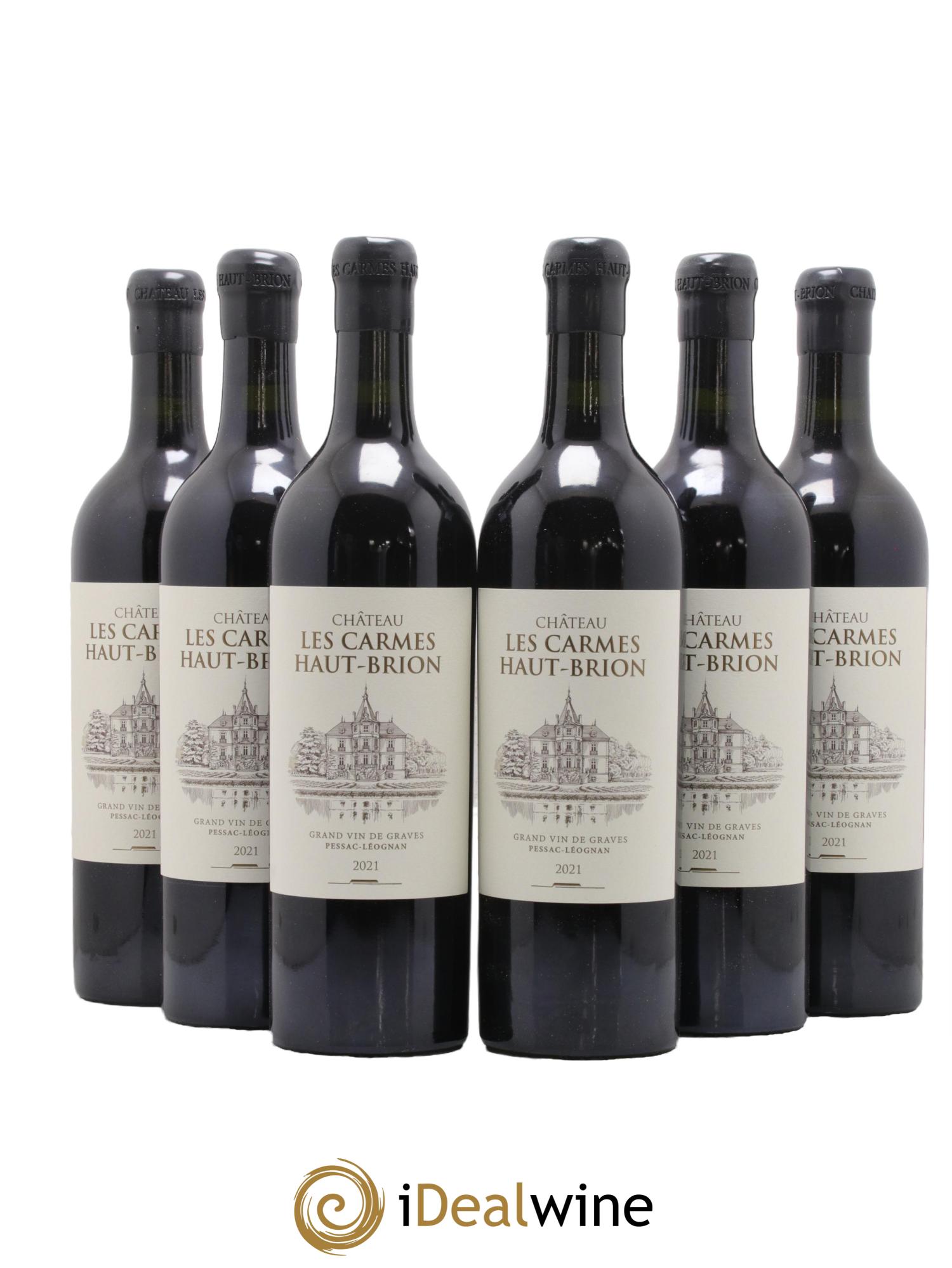 Château Les Carmes Haut-Brion 2021 - Lot de 6 bouteilles - 0