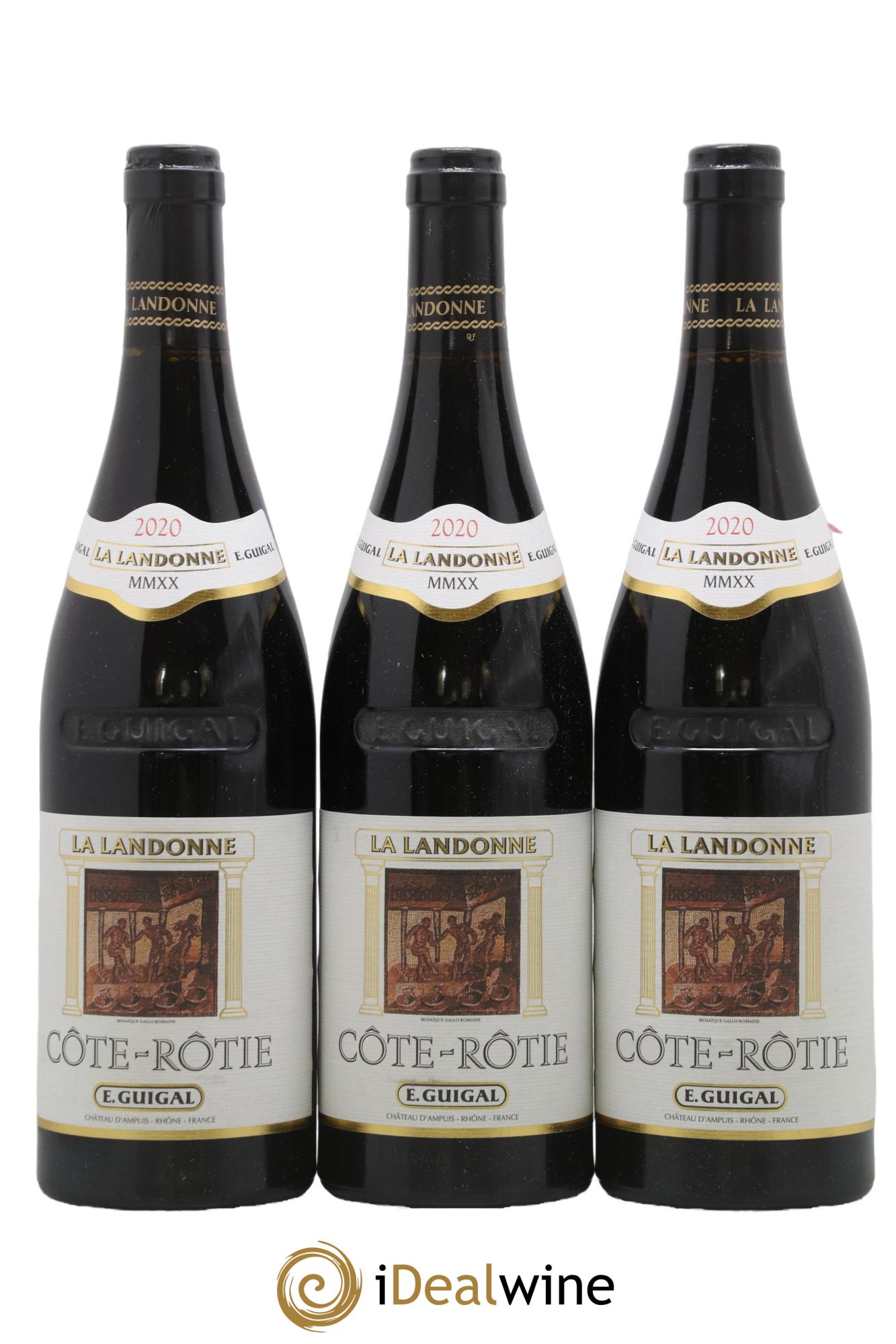 Côte-Rôtie La Landonne Guigal 2020 - Lot de 3 bouteilles - 0