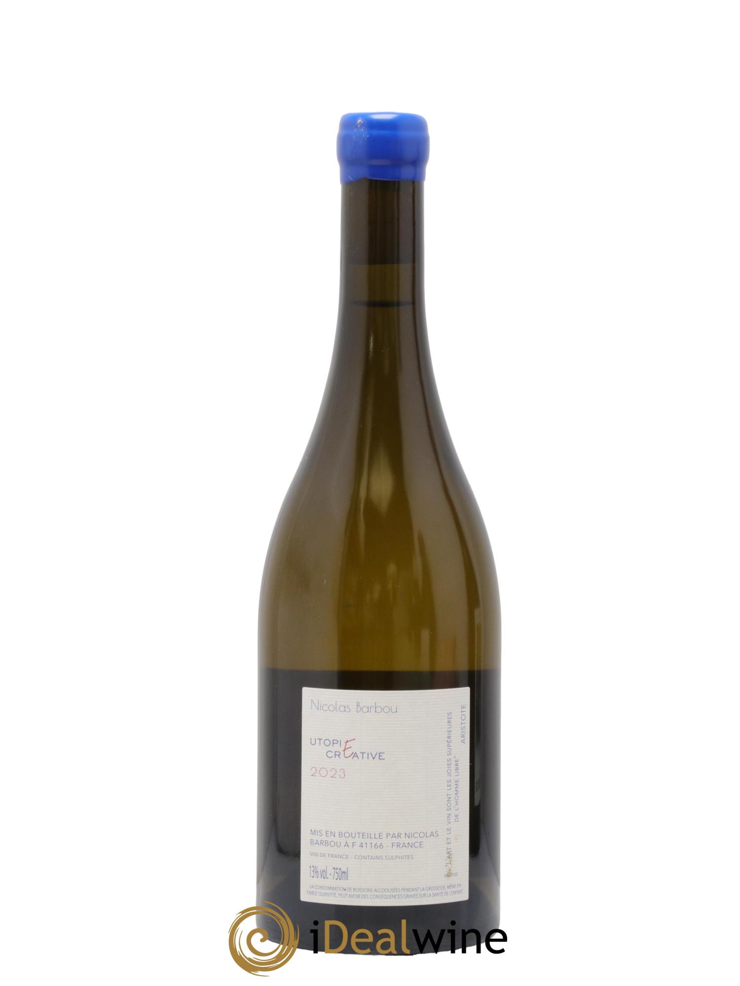 Vin de France Utopie Créative Nicolas Barbou 2023 - Lot de 1 bouteille - 1