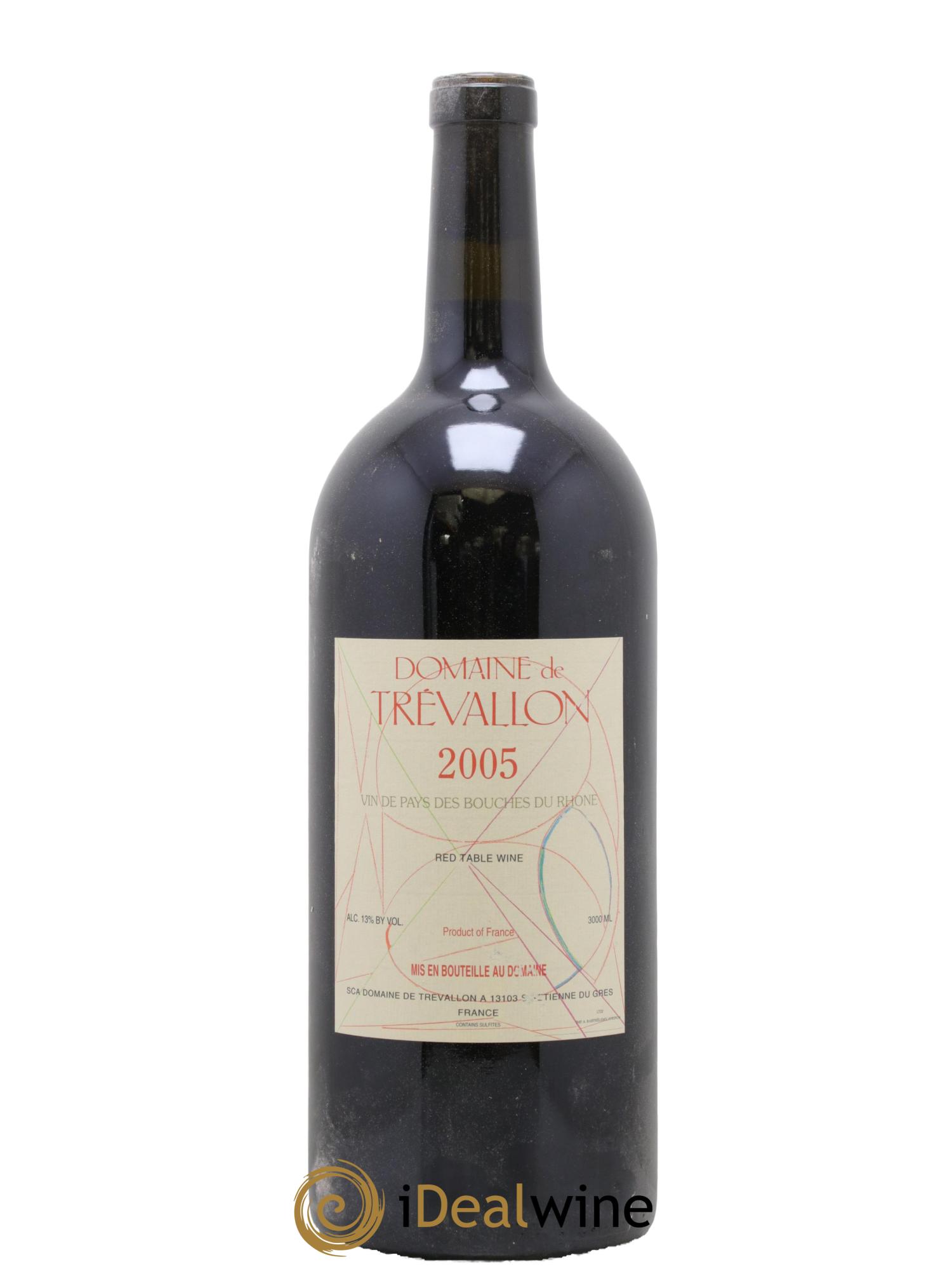 VDP Bouches du Rhône Trévallon (Domaine de) Eloi Dürrbach 2005 - Posten von 1 Doppel-Magnum - 1