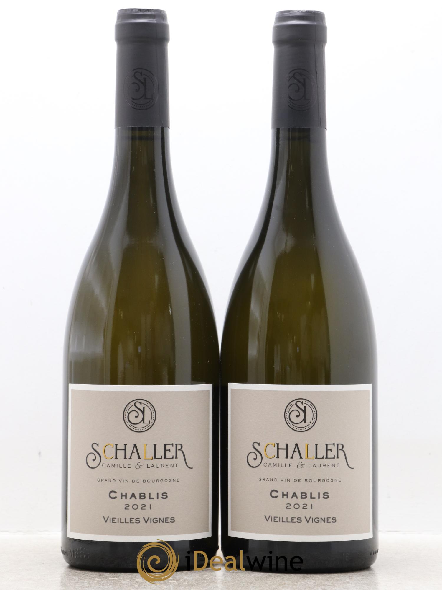 Chablis Vieilles Vignes Domaine Camille et Laurent Schaller 2021 - Lotto di 2 bottiglie - 0