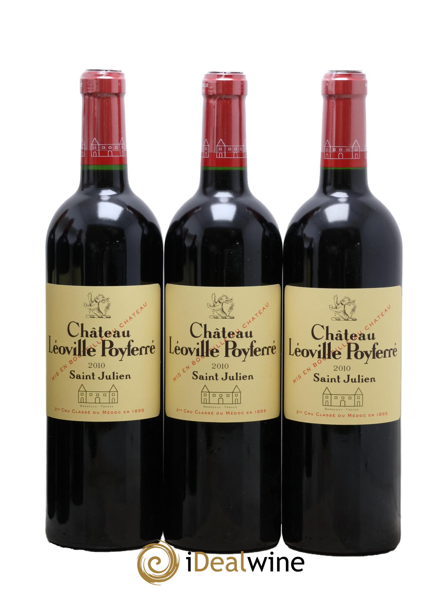 Château Léoville Poyferré 2ème Grand Cru Classé 2010 - Lotto di 6 bottiglie - 2