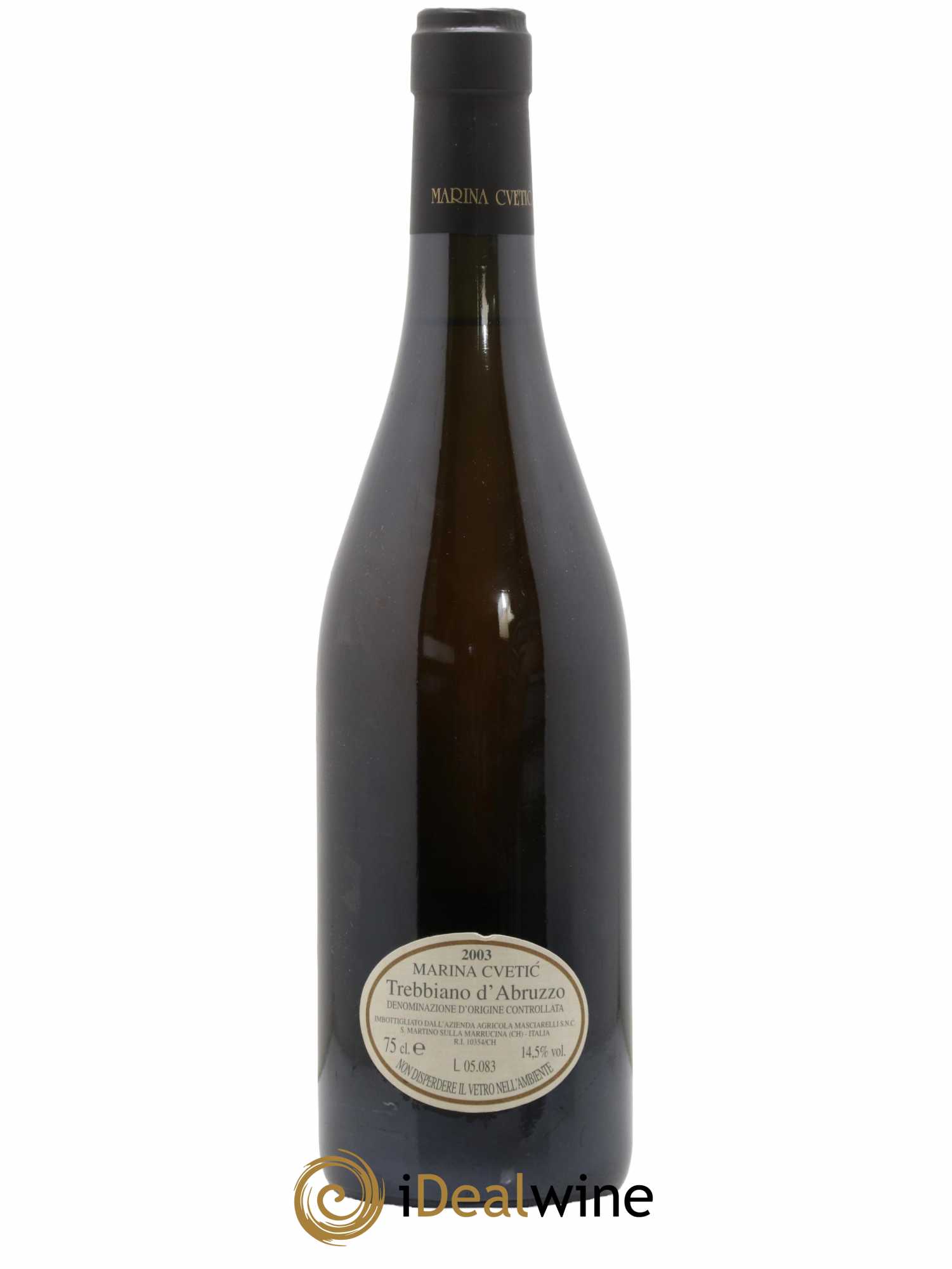 Trebbiano d'Abruzzo Marina CVetic Azienda Agricola Masciarelli 2003 - Lot de 1 bouteille - 1