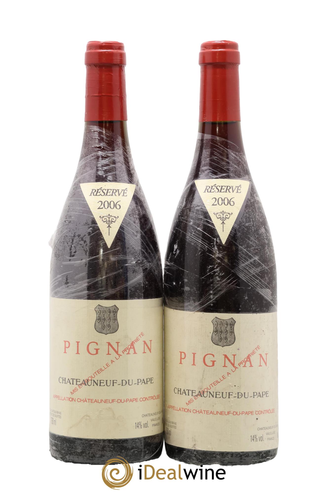 Châteauneuf-du-Pape Pignan Emmanuel Reynaud 2006 - Lot of 2 bottles - 0