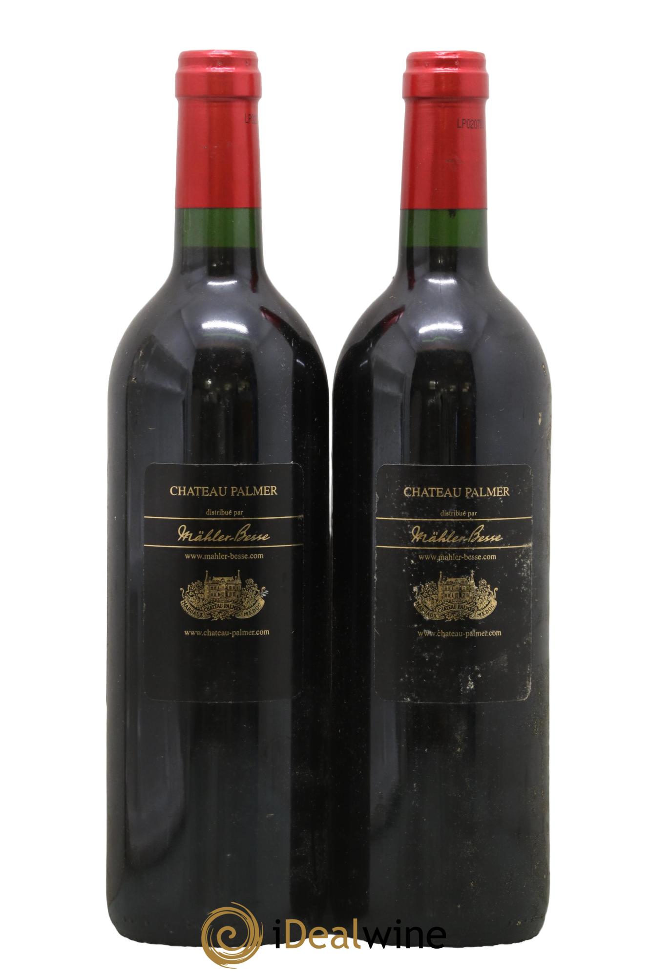 Château Palmer 3ème Grand Cru Classé 2002 - Lot de 2 bouteilles - 1