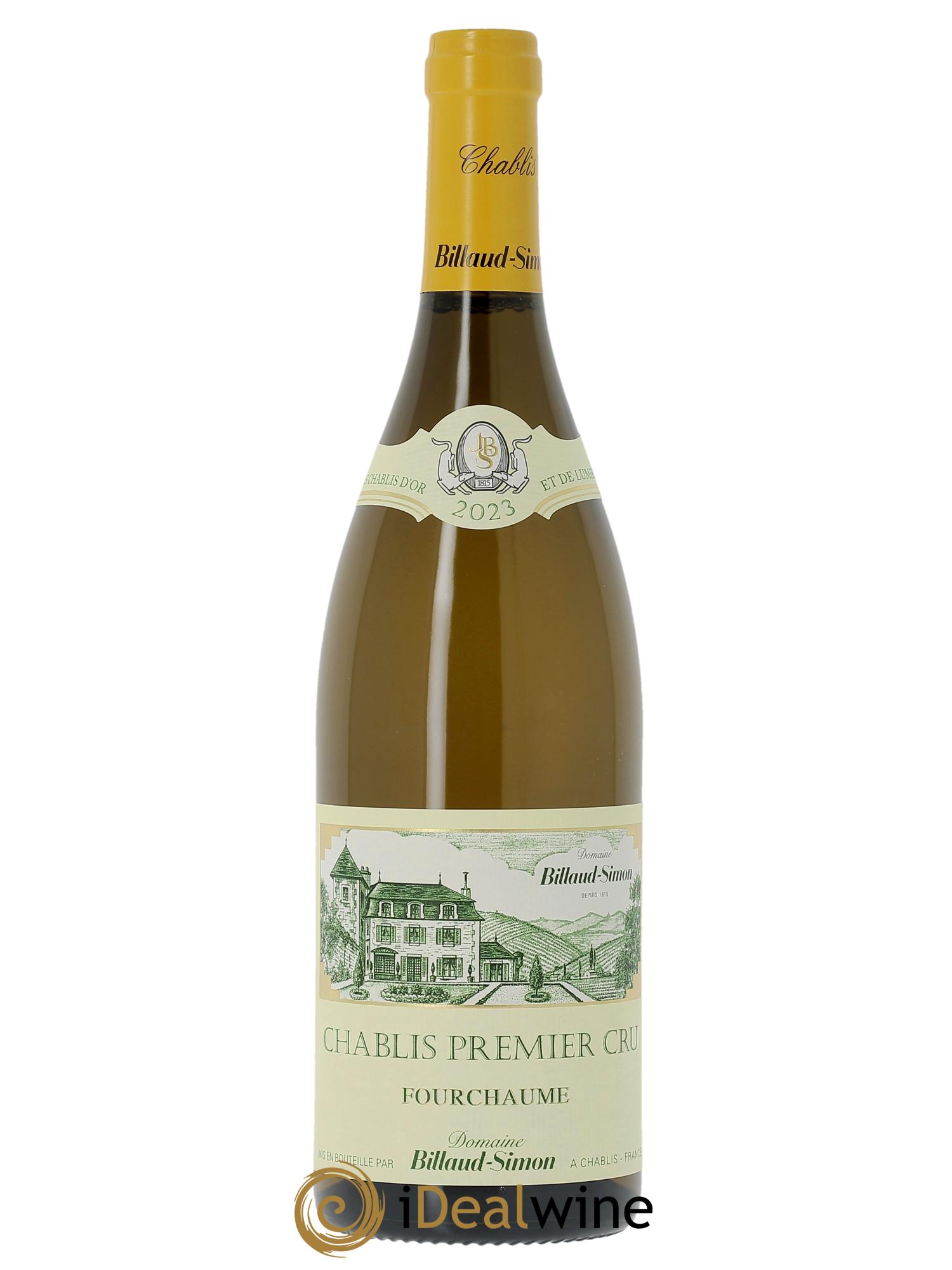 Chablis 1er Cru Fourchaume Billaud-Simon (Domaine) 2023 - Lot de 1 bouteille - 0