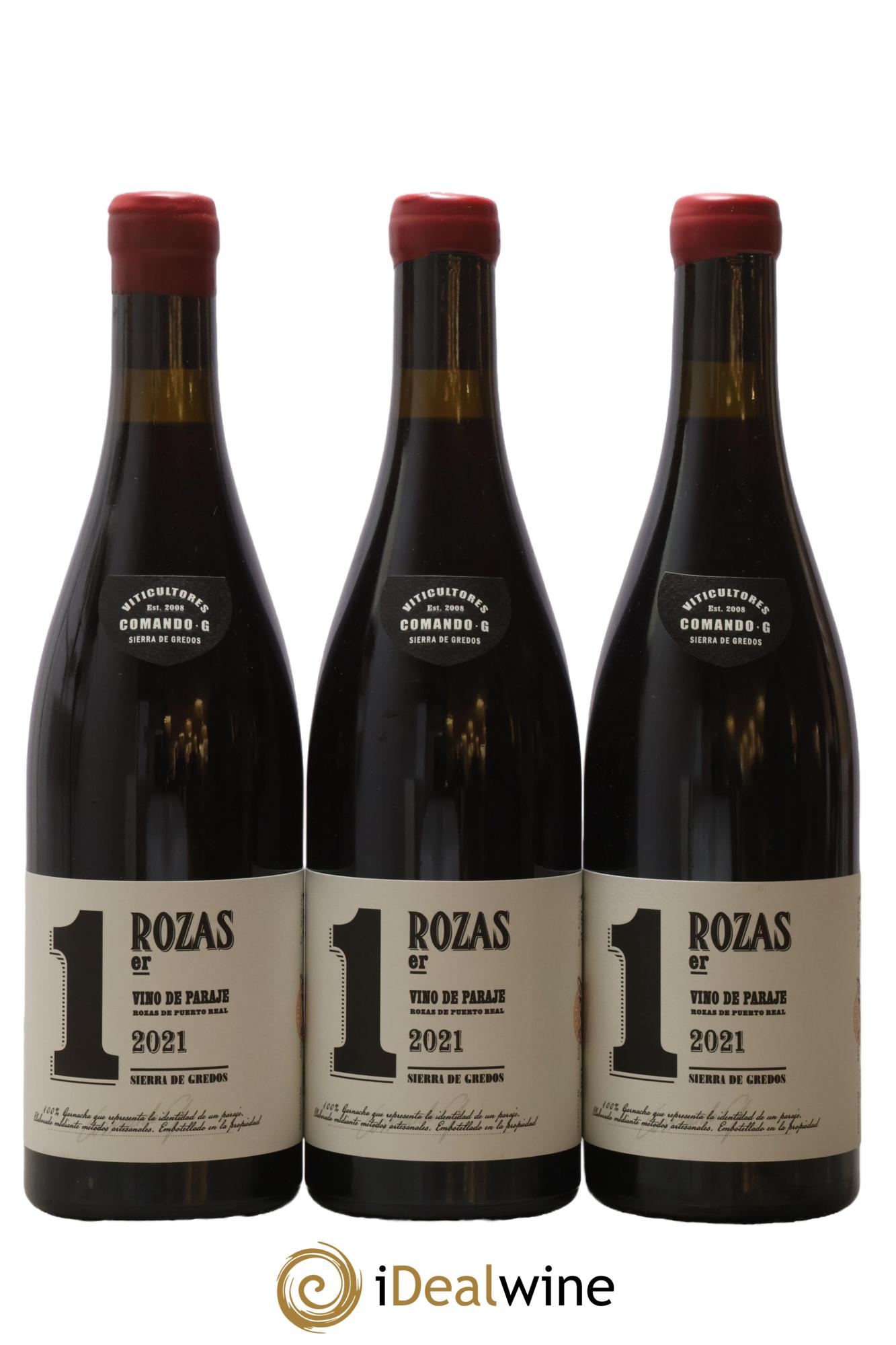 Vinos de Madrid DO Rozas 1er Comando G 2021 - Lot de 3 bouteilles - 0
