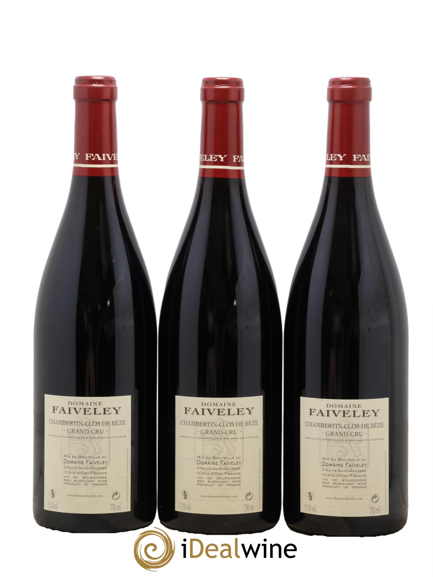 Chambertin Clos de Bèze Grand Cru Faiveley 2015 - Posten von 3 Flaschen - 1
