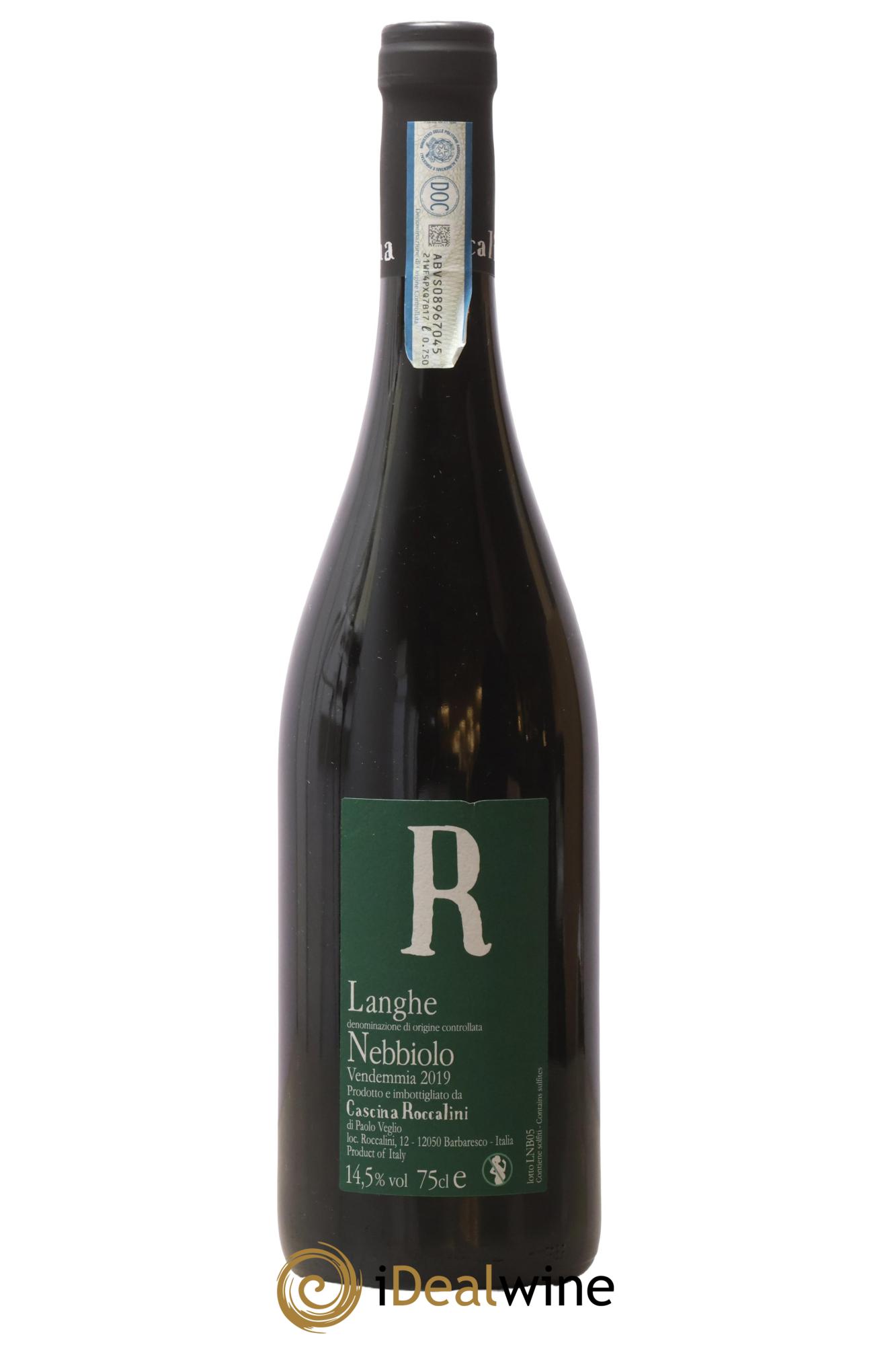 Langhe DOC Nebbiolo Cascina Roccalini 2019 - Lot of 1 bottle - 1