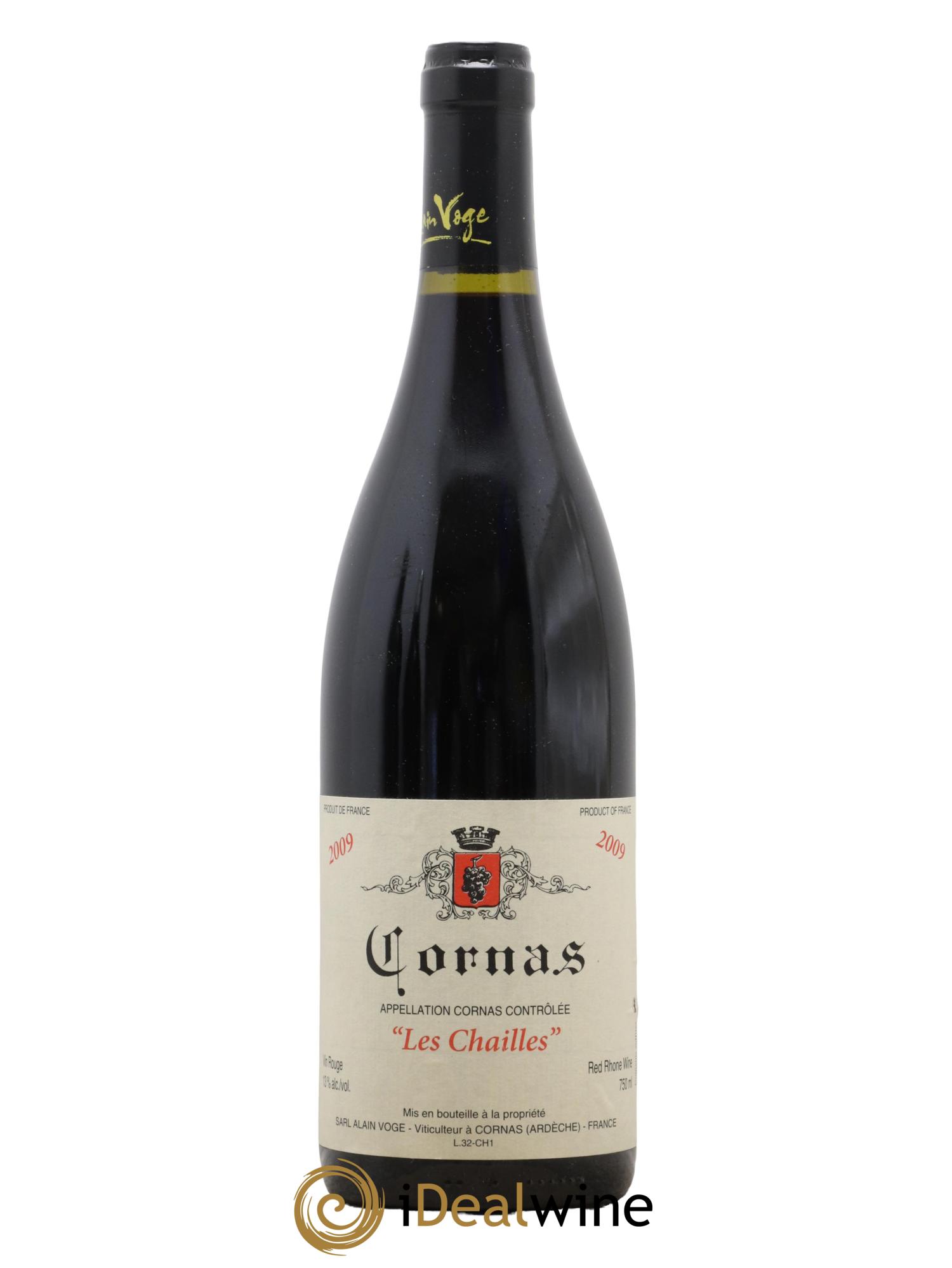 Cornas Les Chailles Alain Voge (Domaine) 2009 - Lot of 1 bottle - 0