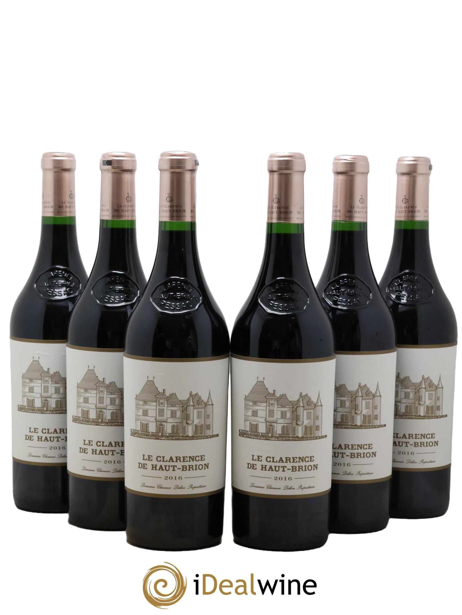 Clarence (Bahans) de Haut-Brion Second Vin  2016 - Posten von 6 Flaschen - 0