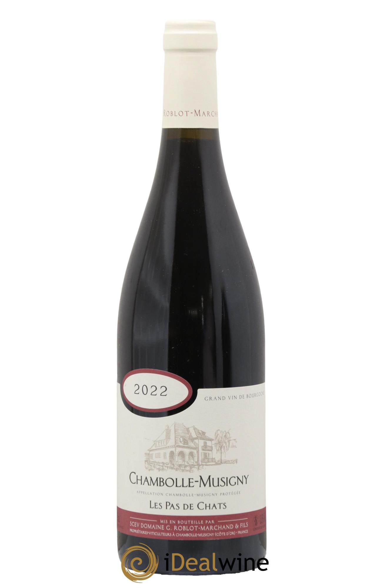 Chambolle-Musigny Les Pas de Chats G.Roblot-Marchand & Fils 2022 - Posten von 1 Flasche - 0