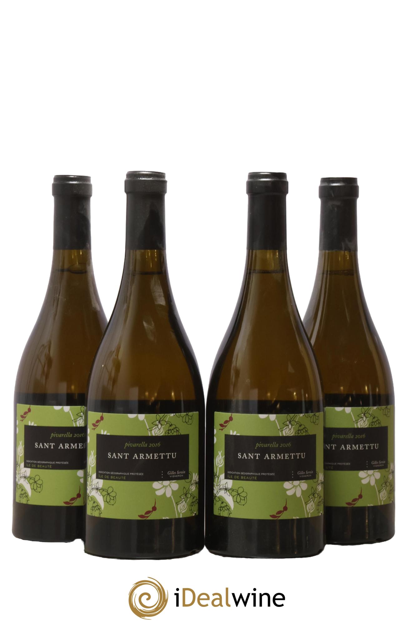 Vin de Corse Ile de Beauté Pivarella Domaine Sant' Armettu 2016 - Lotto di 4 bottiglie - 0