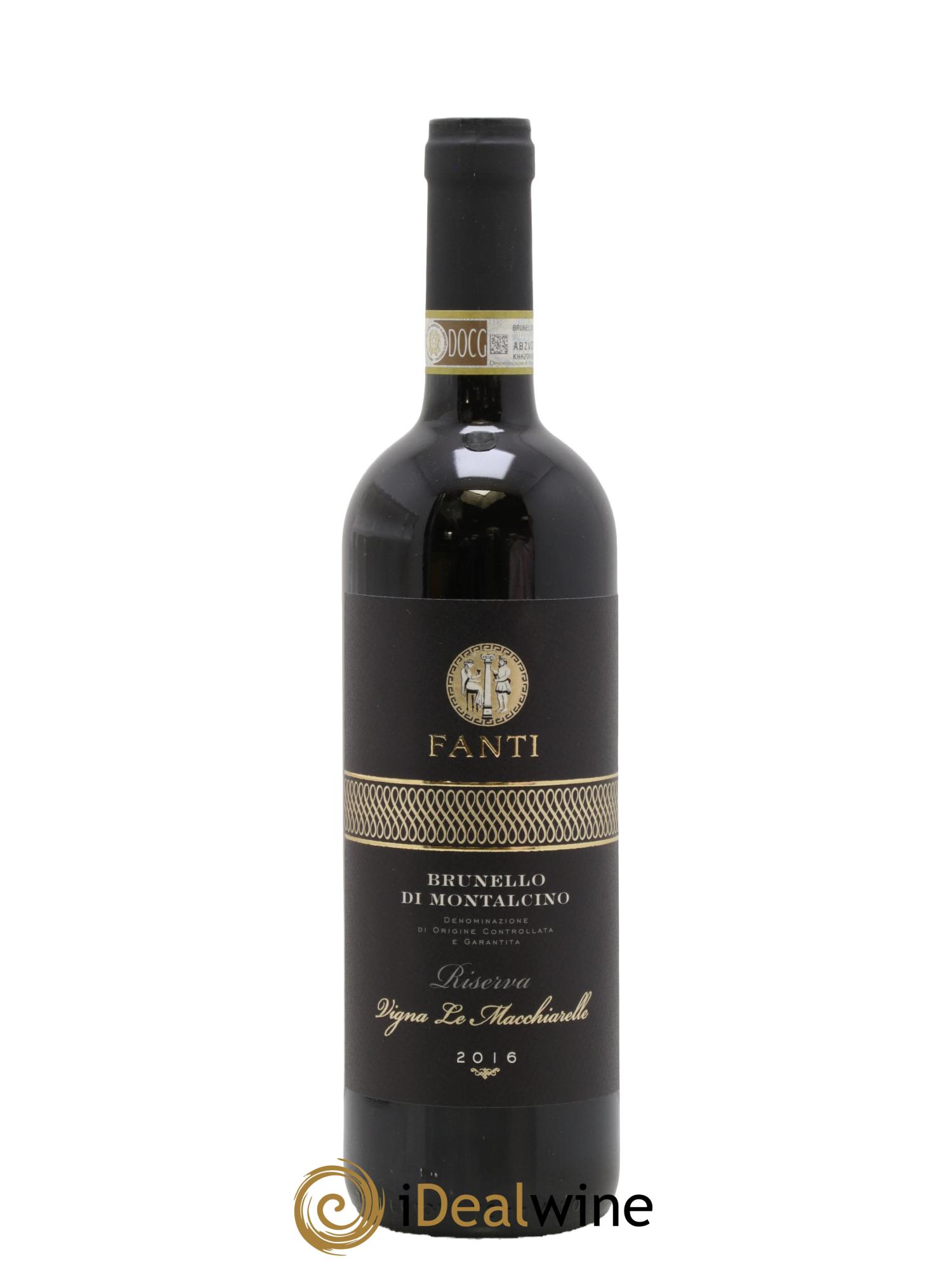 Brunello di Montalcino Riserva Vigna Le Macchiarelle Fanti 2016 - Lotto di 1 bottiglia - 0