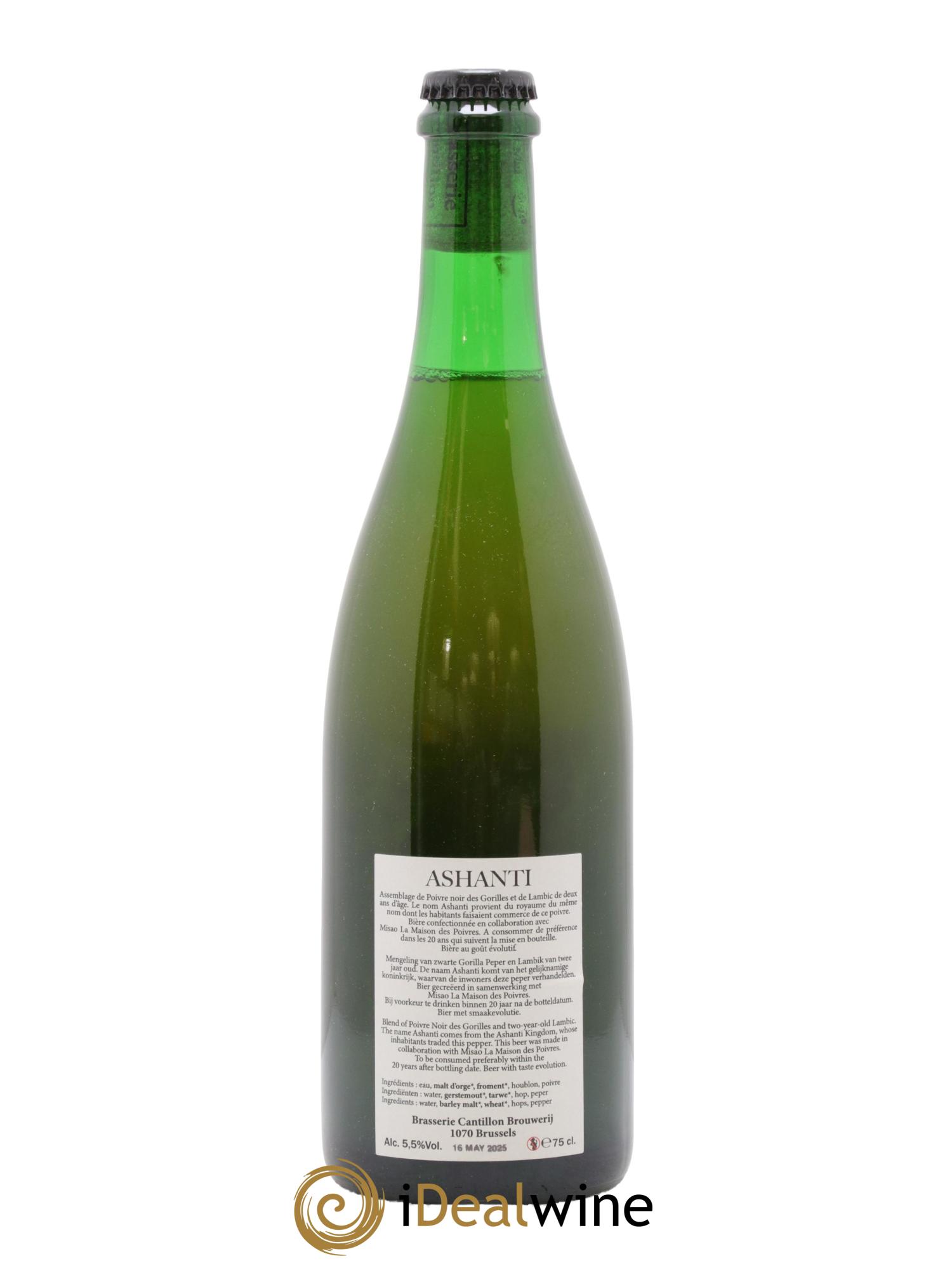 Bière Cantillon Ashanti 2025 - Lot de 1 bouteille - 1