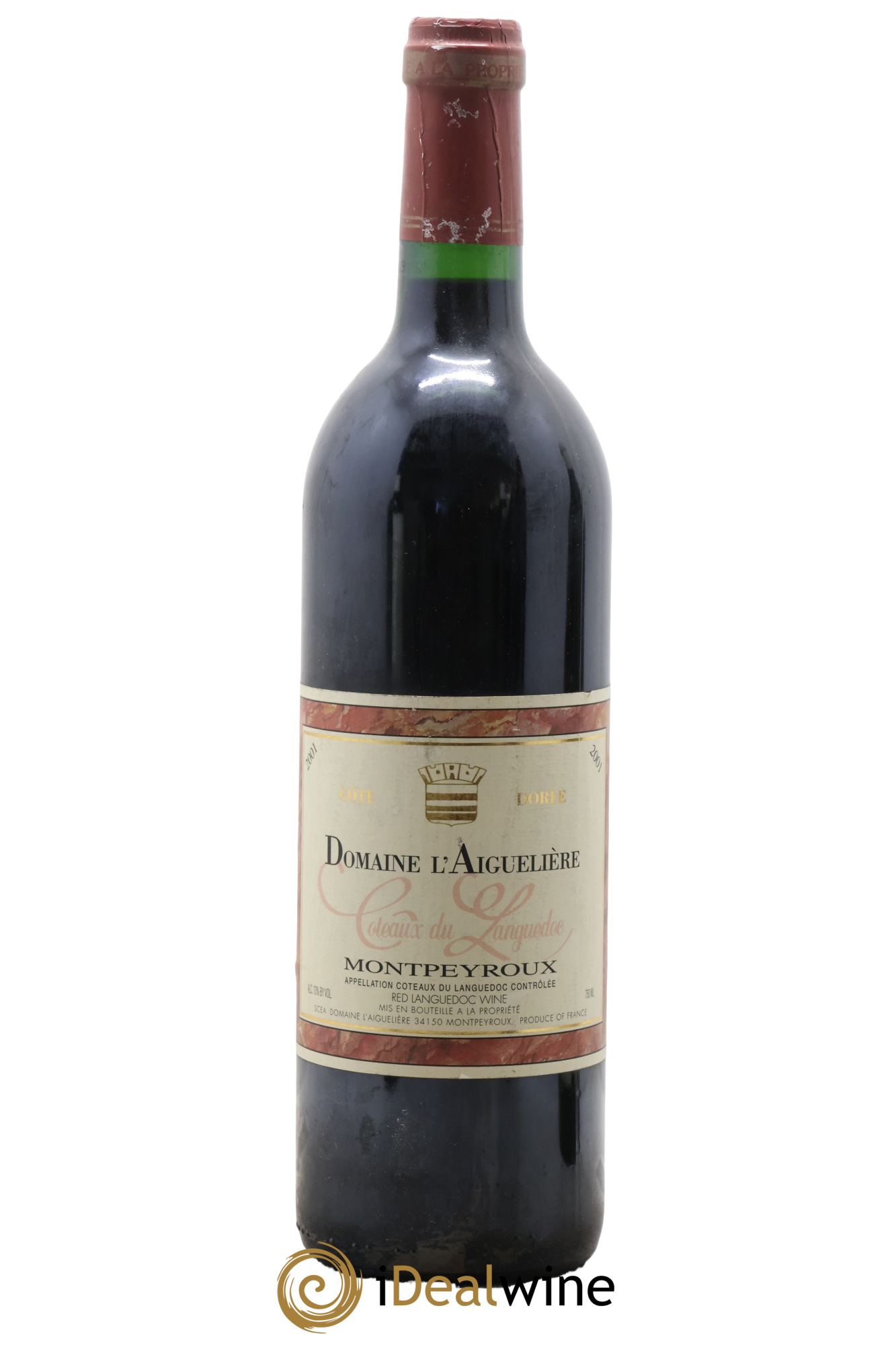 Languedoc Montpeyroux Domaine de l' Aiguelière Cote Rousse A. Commeyras 2001 - Lot of 1 bottle - 0