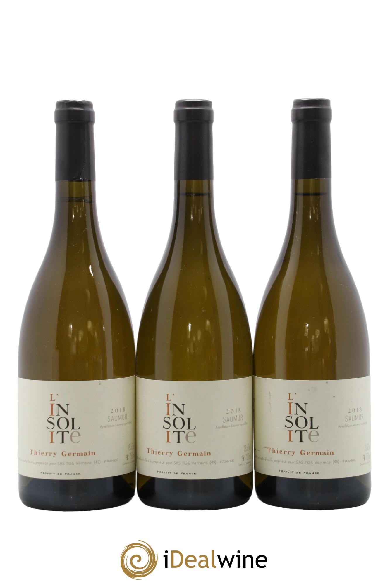 Saumur Insolite Domaine des Roches Neuves - Thierry Germain 2018 - Lot de 3 bouteilles - 0