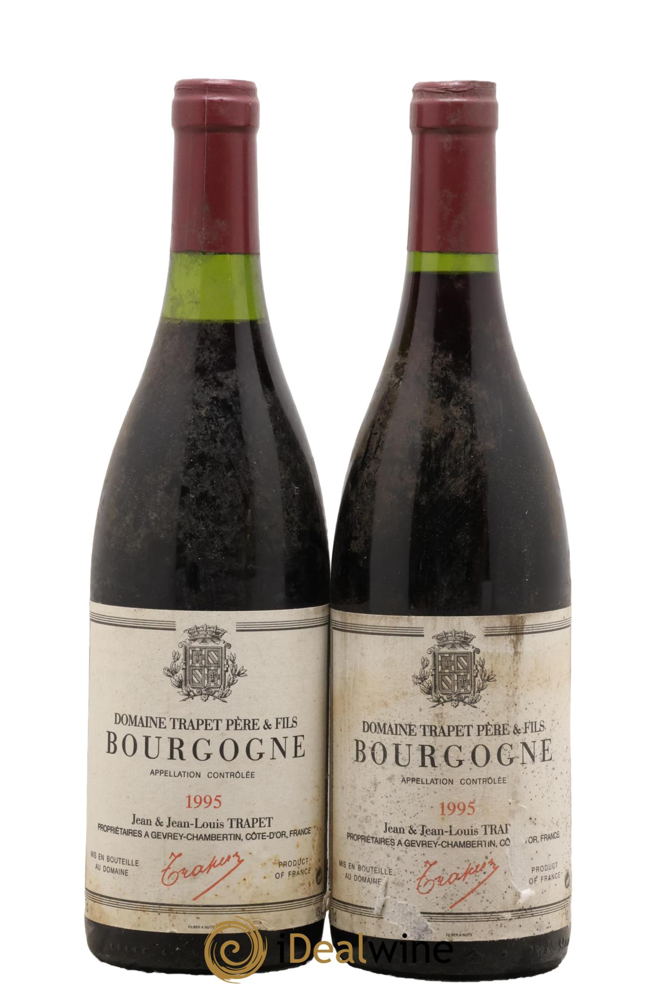 Bourgogne Domaine Trapet 1995 - Posten von 2 Flaschen - 0