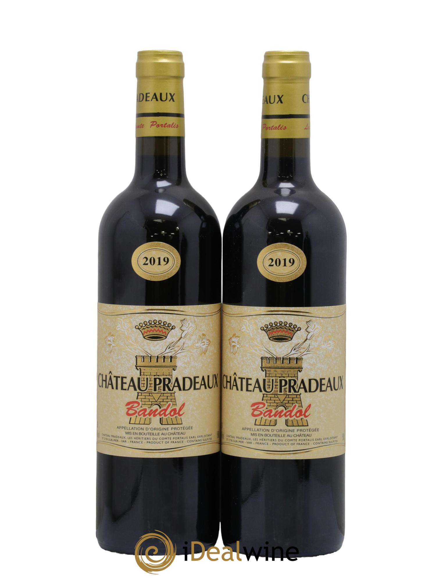 Bandol Château Pradeaux Famille Portalis 2019 - Lot de 2 bouteilles - 0