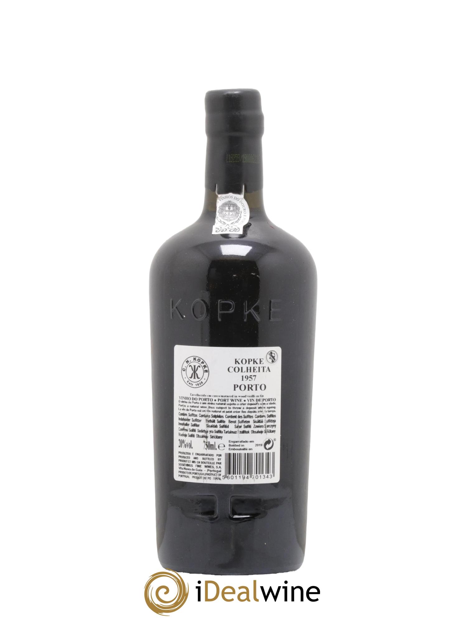 Porto Kopke Colheita 1957 - Lot de 1 bouteille - 1