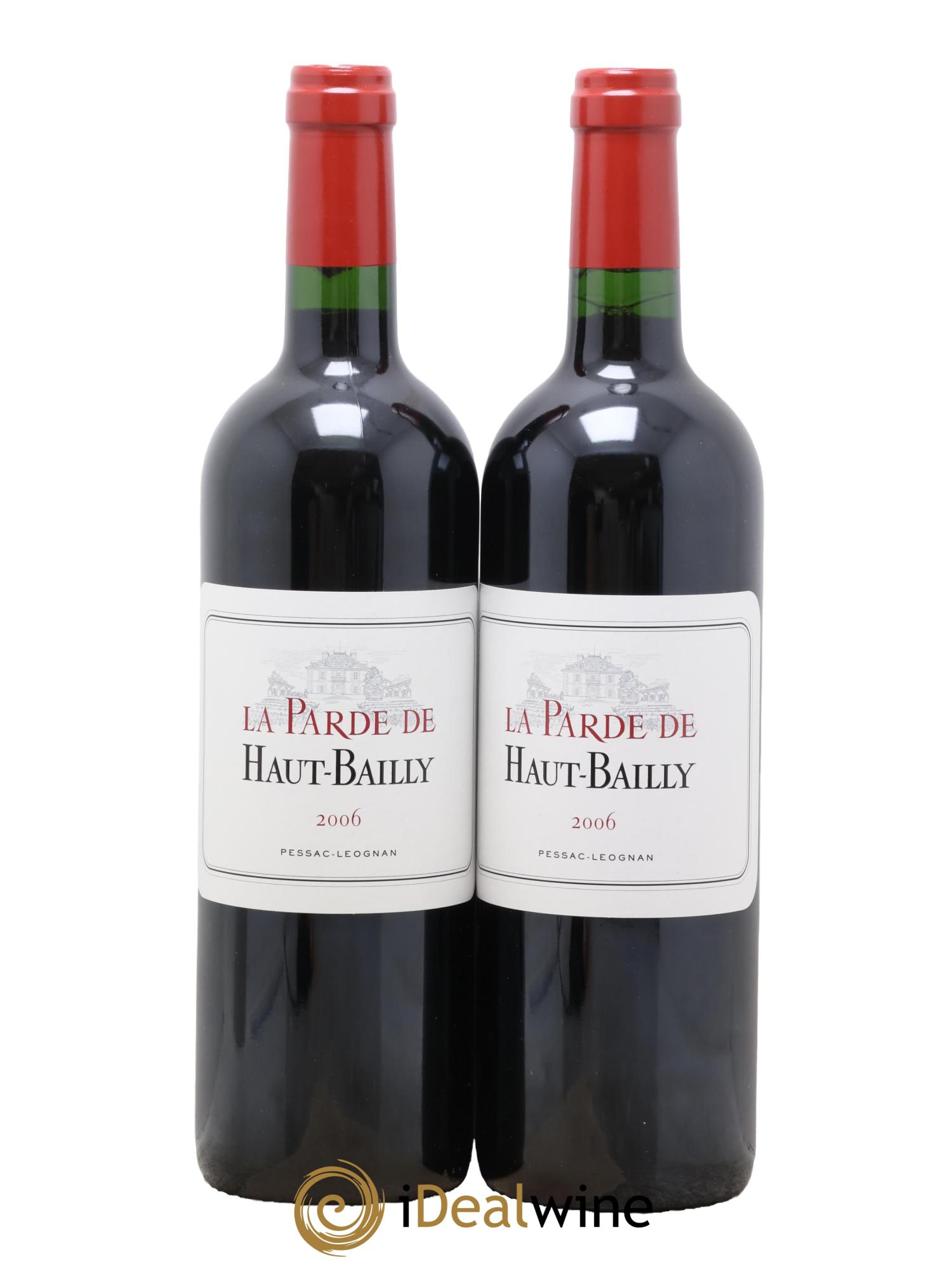 Haut Bailly II (Anciennement La Parde de Haut-Bailly) Second Vin 2006 - Lot of 2 bottles - 0