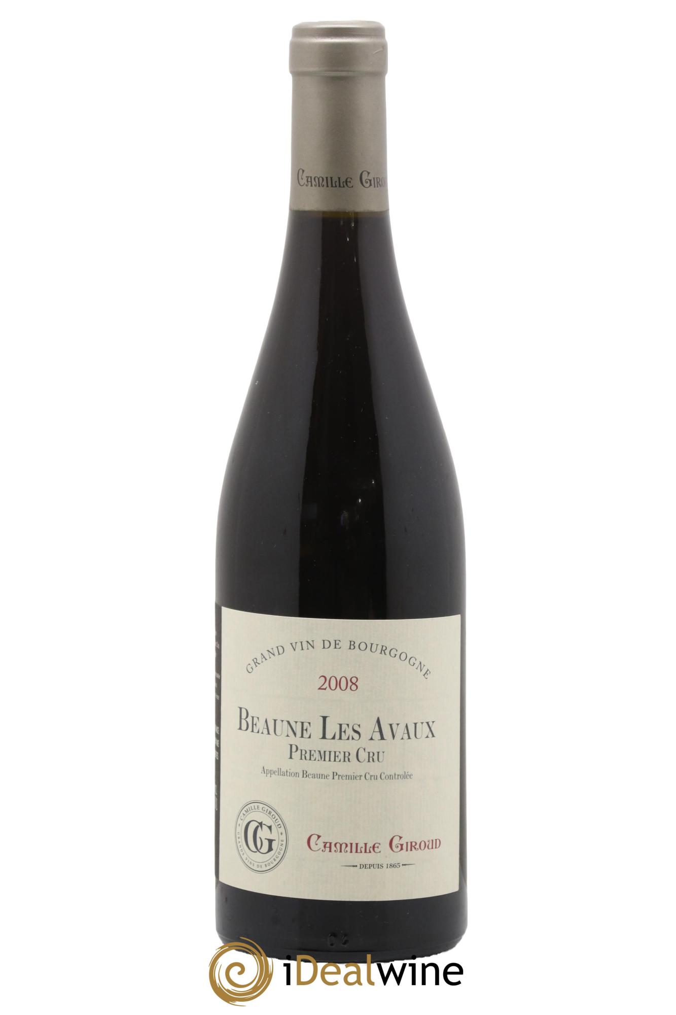 Beaune 1er Cru Les Avaux Camille Giroud 2008 - Lot of 1 bottle - 0