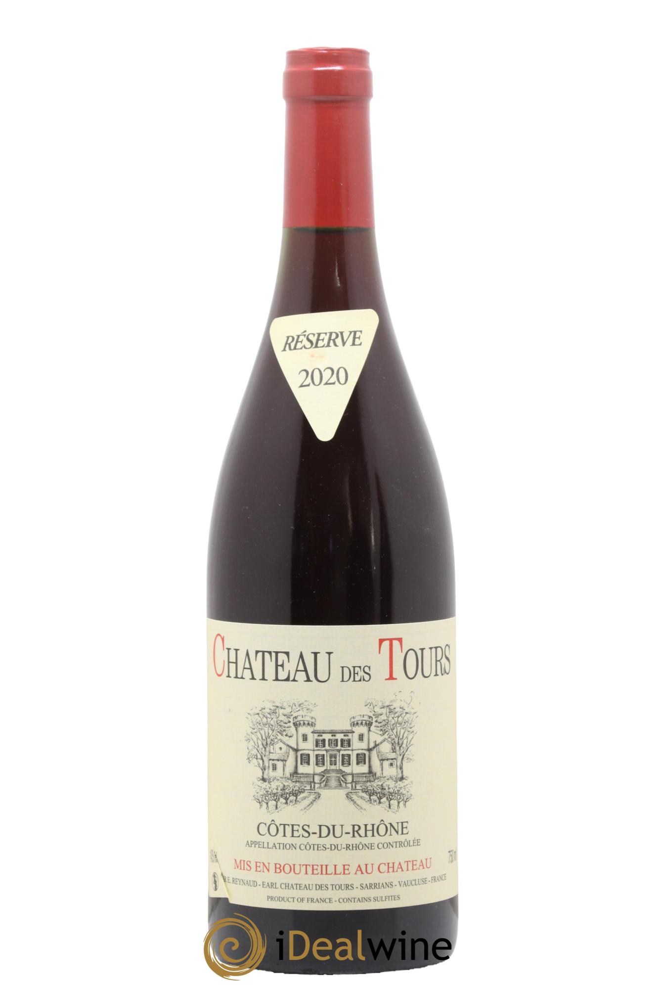 Côtes-du-Rhône Château des Tours Emmanuel Reynaud 2020 - Lot de 1 bouteille - 0