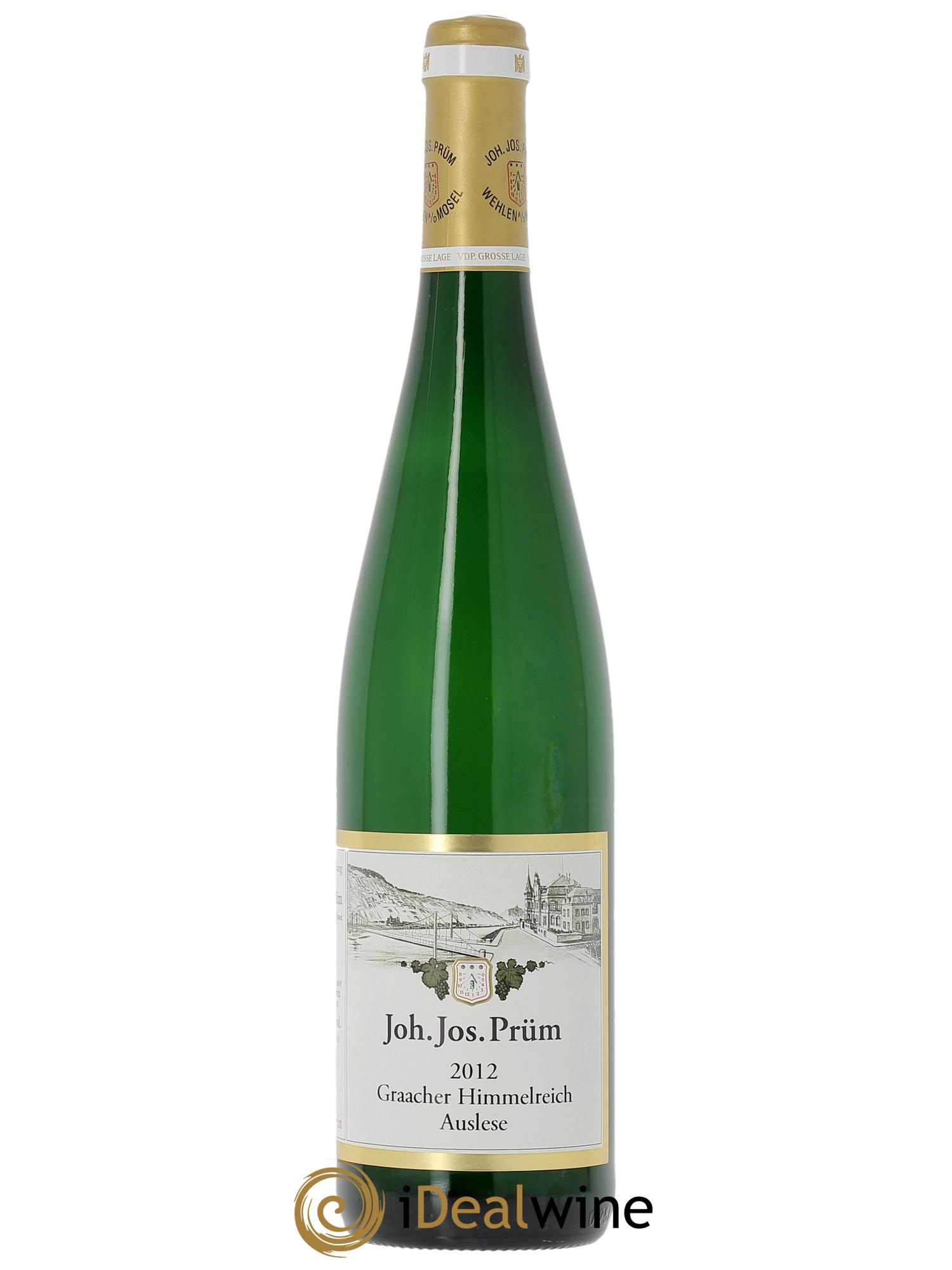 Riesling Joh. Jos. Prum Graacher Himmelreich Auslese Goldkap  2012 - Lot de 1 bouteille - 0