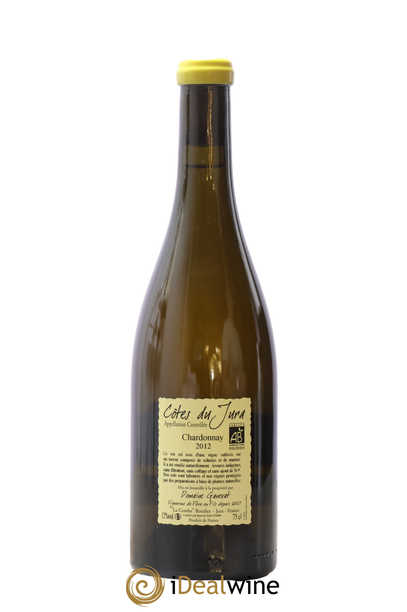 Côtes du Jura Grusse en Billat Jean-François Ganevat (Domaine) 2012 - Posten von 1 Flasche - 1