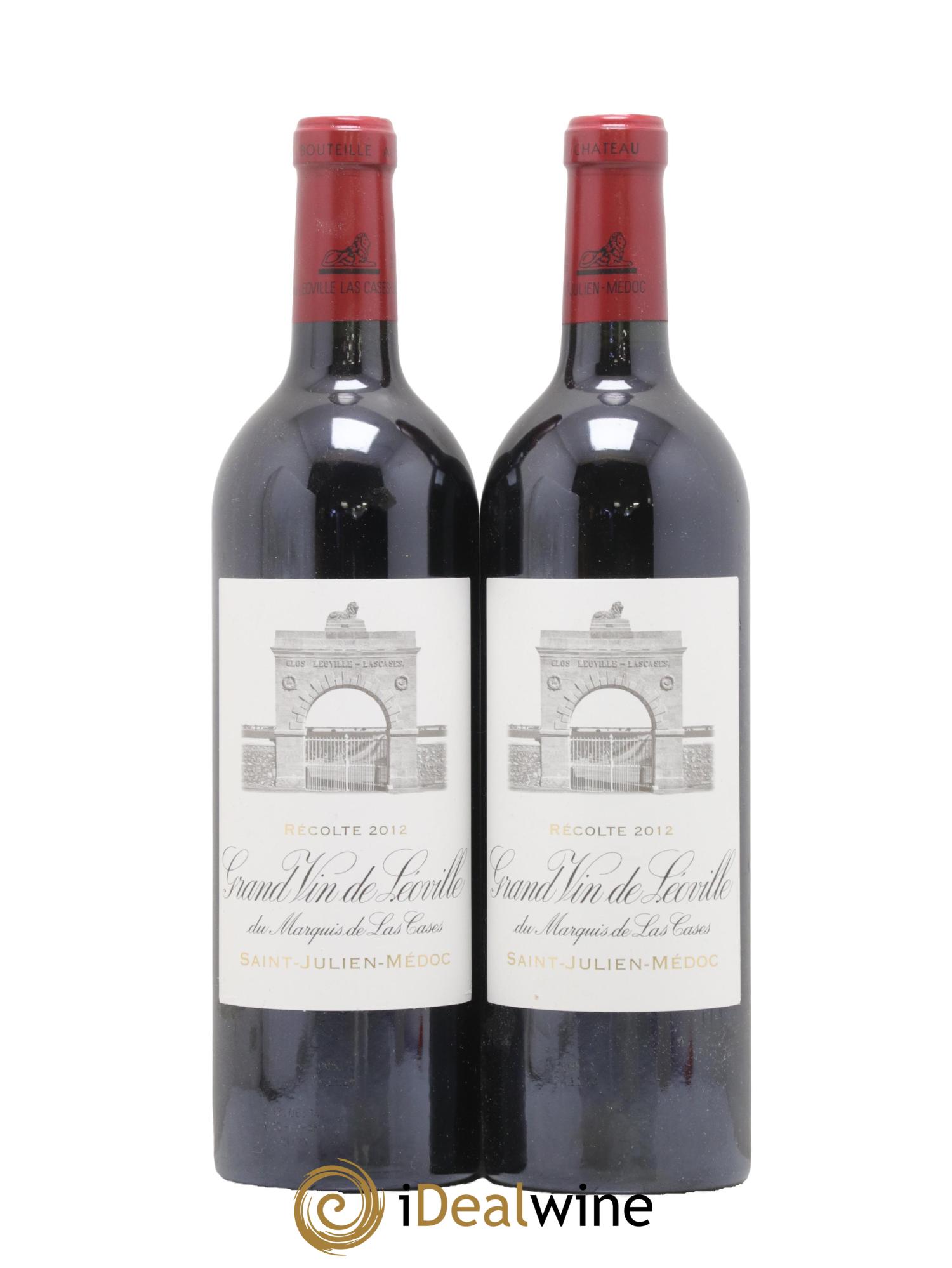 Château Léoville Las Cases 2ème Grand Cru Classé 2012 - Lot of 2 bottles - 0