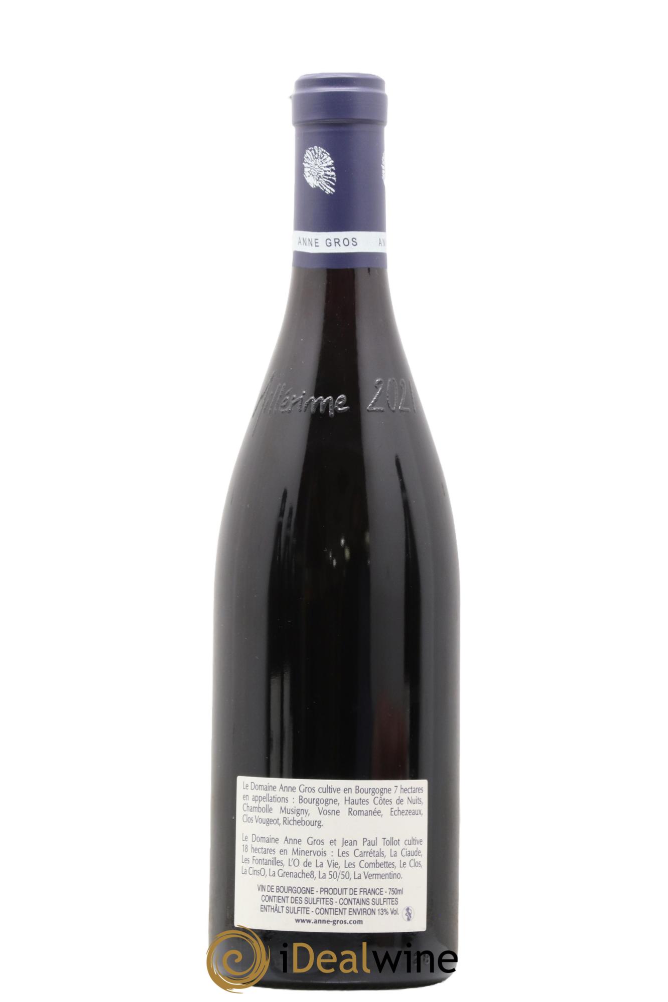 Echezeaux Grand Cru Les Loachausses Anne Gros 2021 - Lot de 1 bouteille - 1