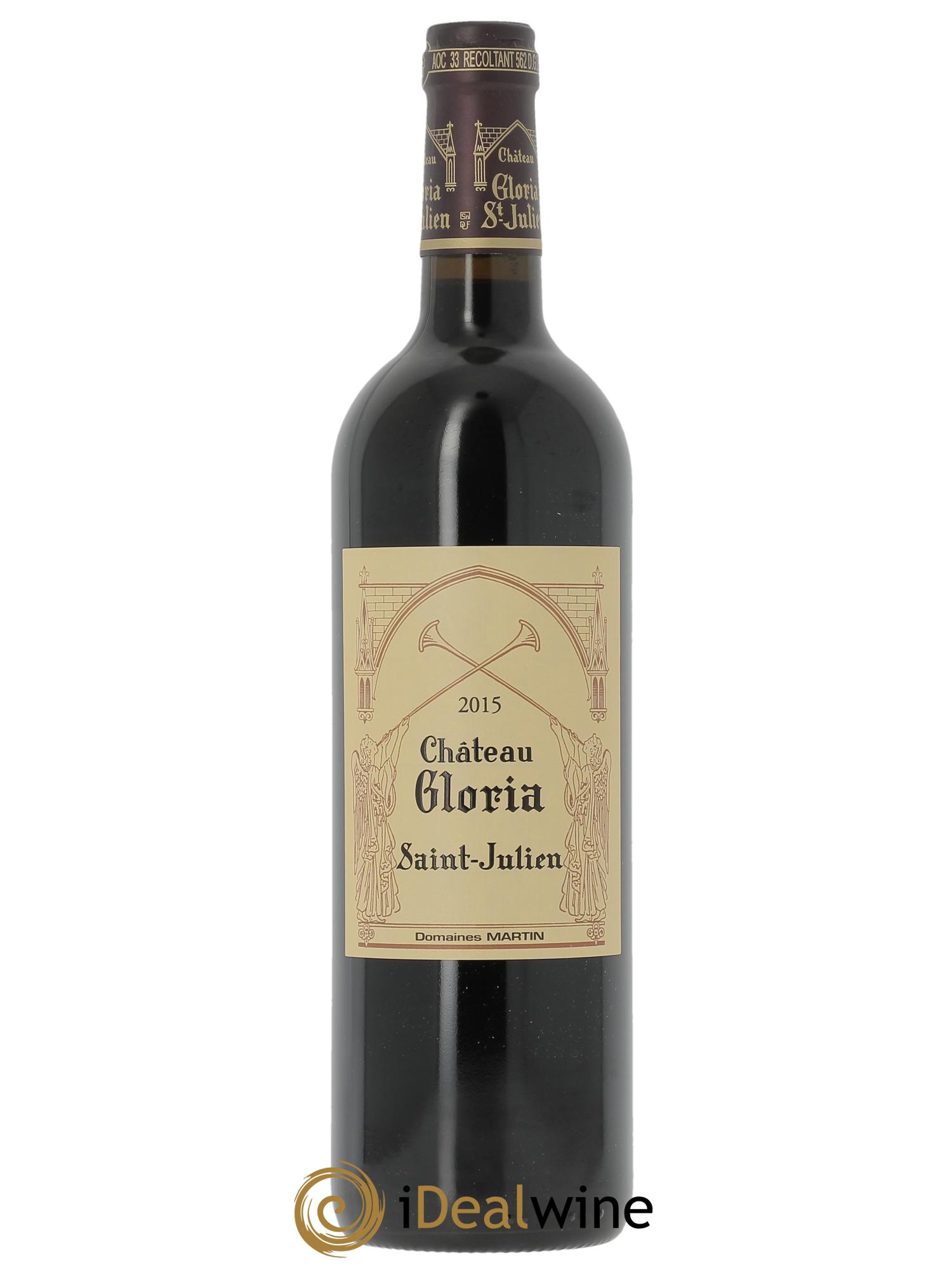 Château Gloria (CBO a partir de 2 bts) 2015 - Lot de 1 bouteille - 0