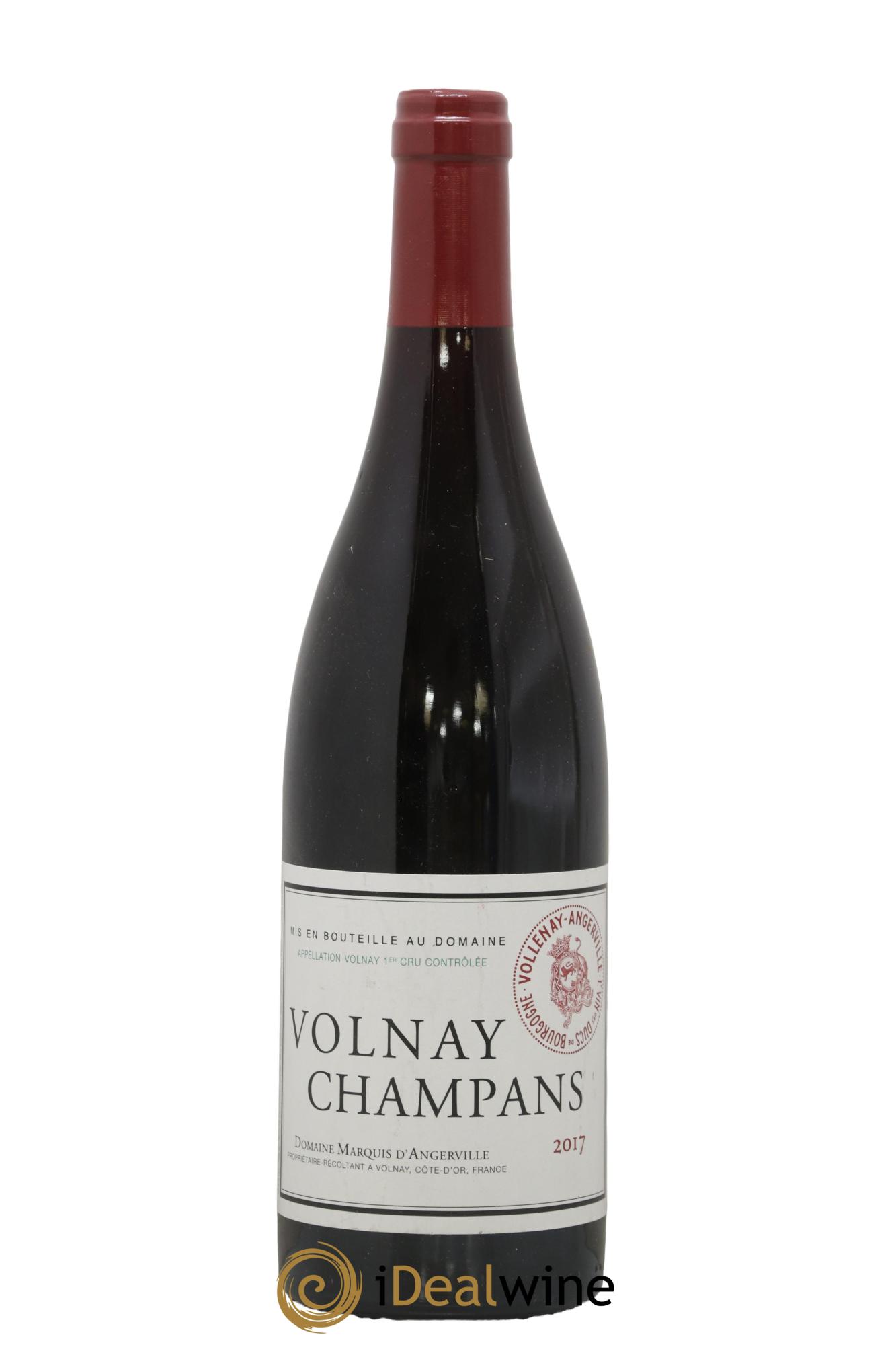 Volnay 1er Cru Champans Marquis d'Angerville (Domaine) 2017 - Lot de 1 bouteille - 0