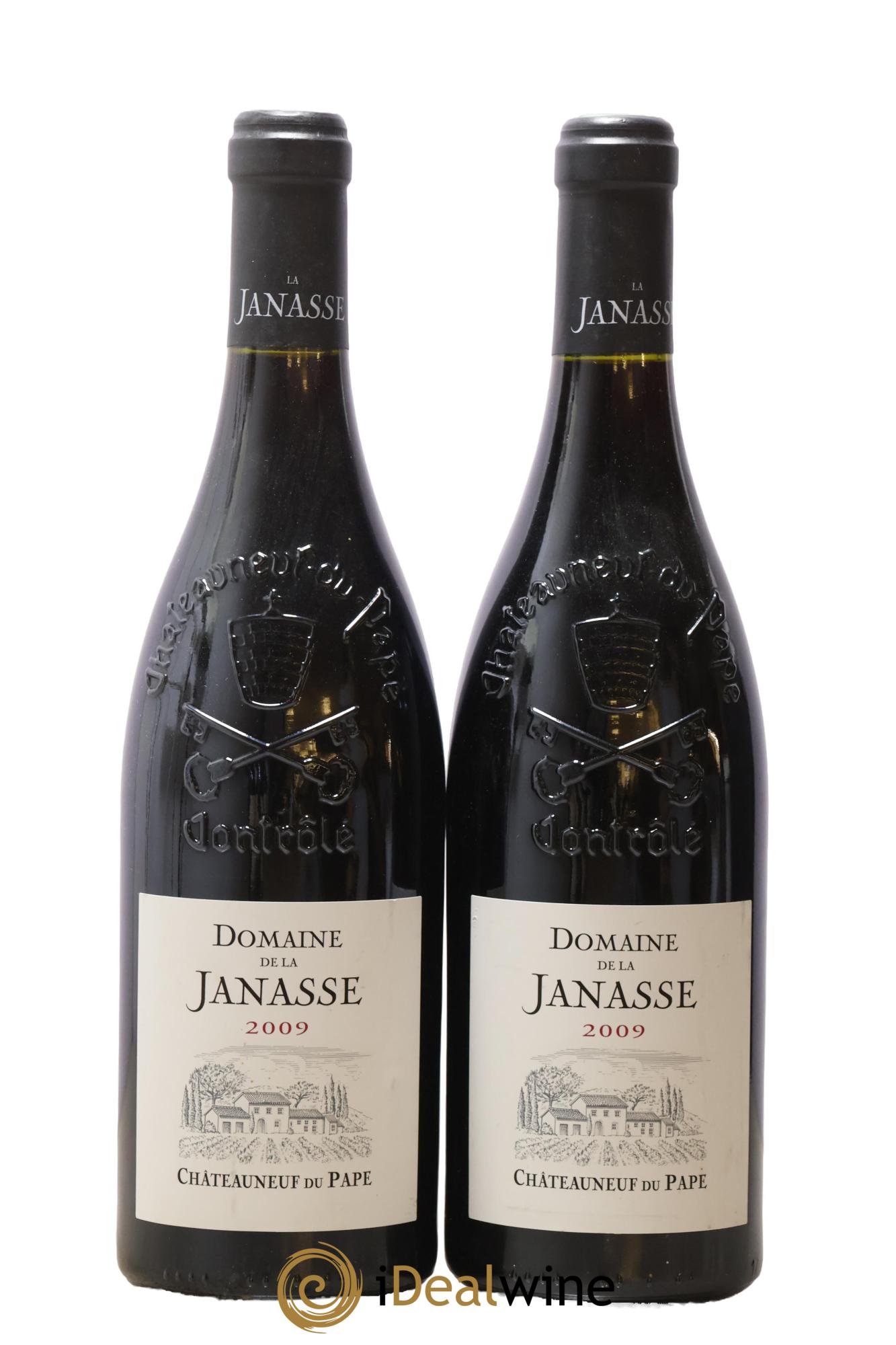 Châteauneuf-du-Pape La Janasse (Domaine de) 2009 - Lotto di 2 bottiglie - 0