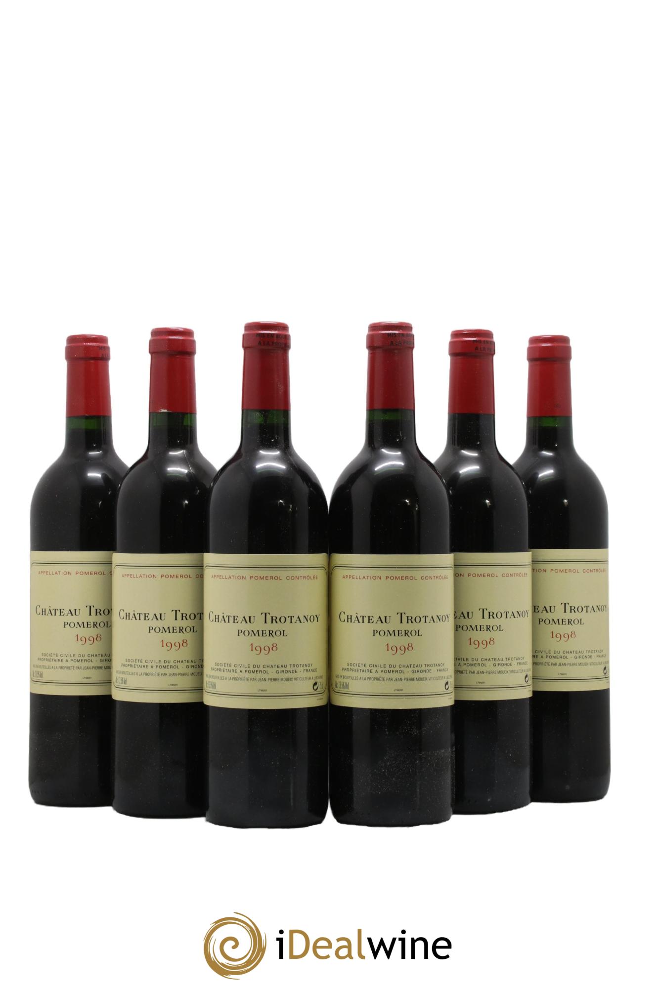 Château Trotanoy 1998 - Lot de 6 bouteilles - 0