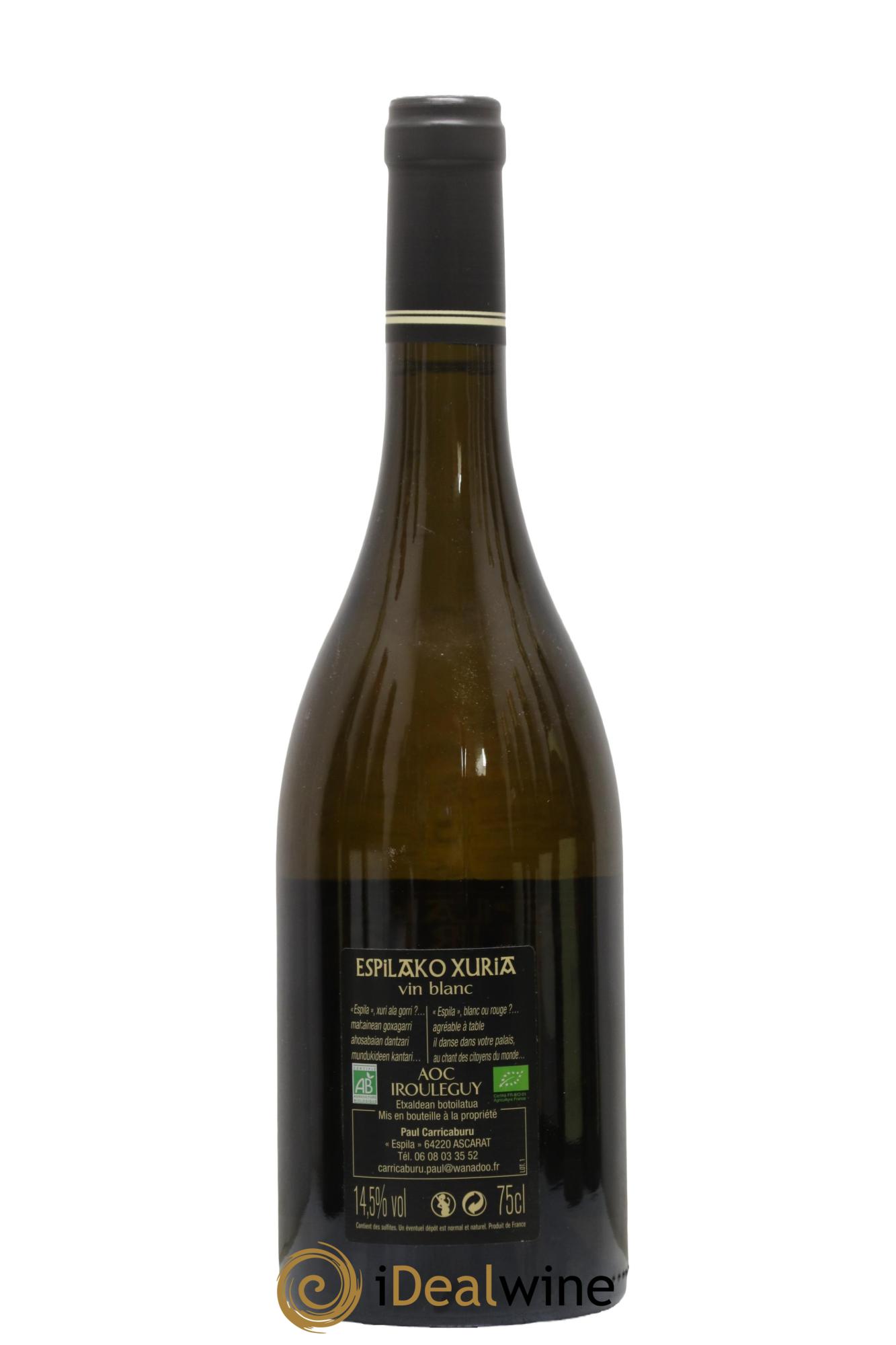 Irouléguy Xuria Domaine Espilako 2022 - Lot of 1 bottle - 1