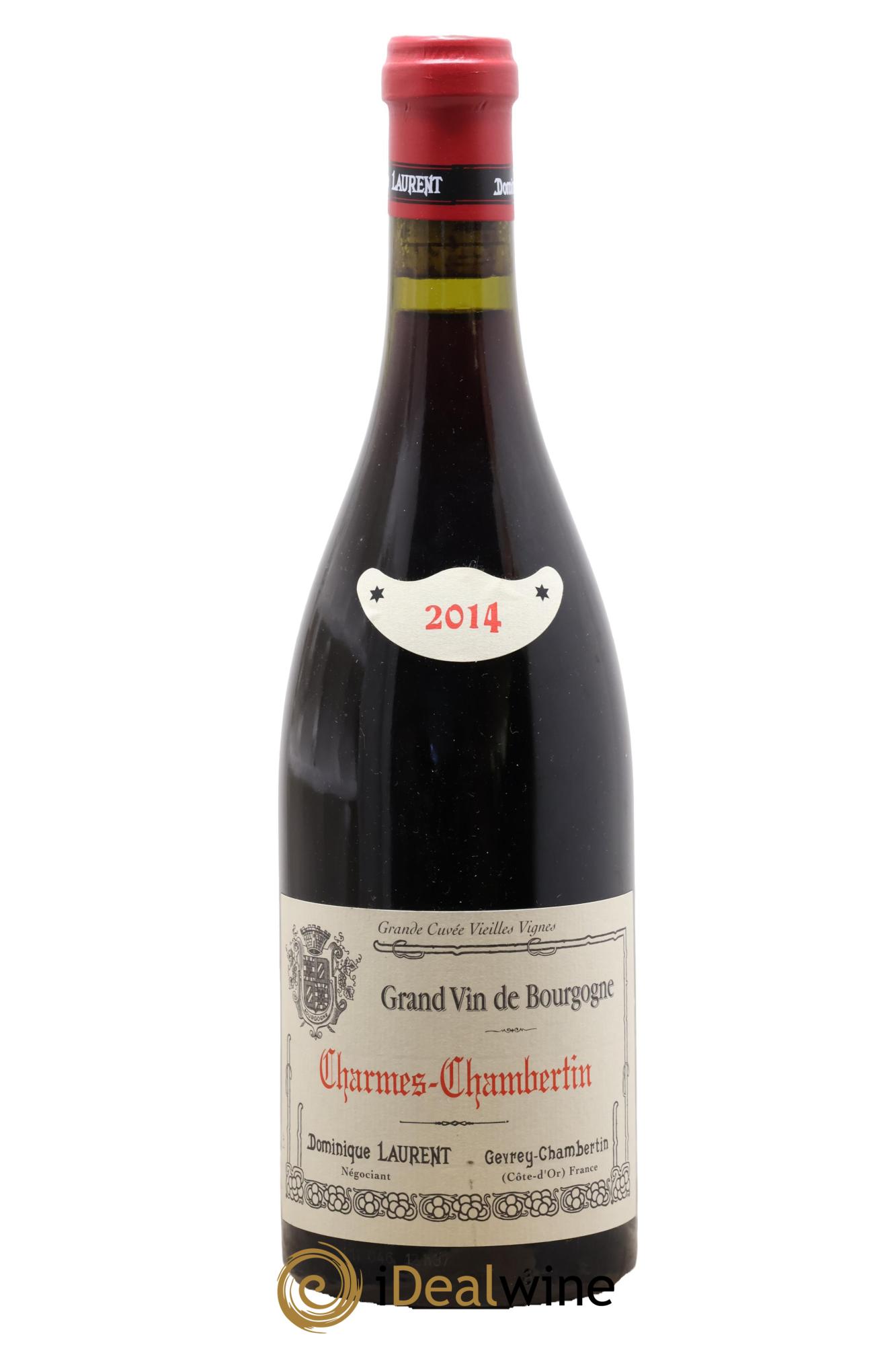 Charmes-Chambertin Grand Cru Vieilles Vignes Dominique Laurent 2014 - Lot de 1 bouteille - 0