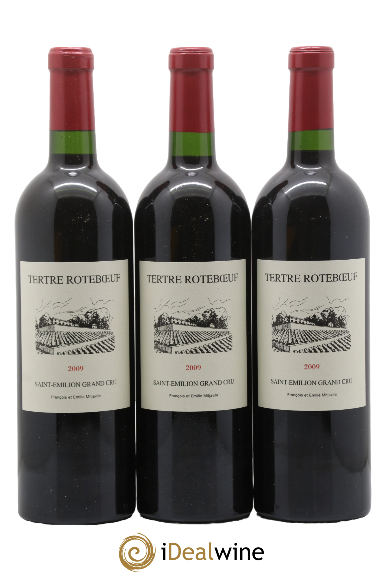 Château Tertre Roteboeuf 2009 - Posten von 3 Flaschen - 0