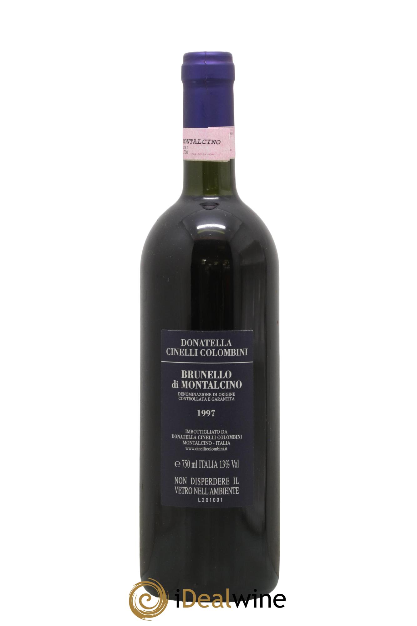Brunello di Montalcino DOCG Cinelli Colombini 1997 - Lot of 1 bottle - 0