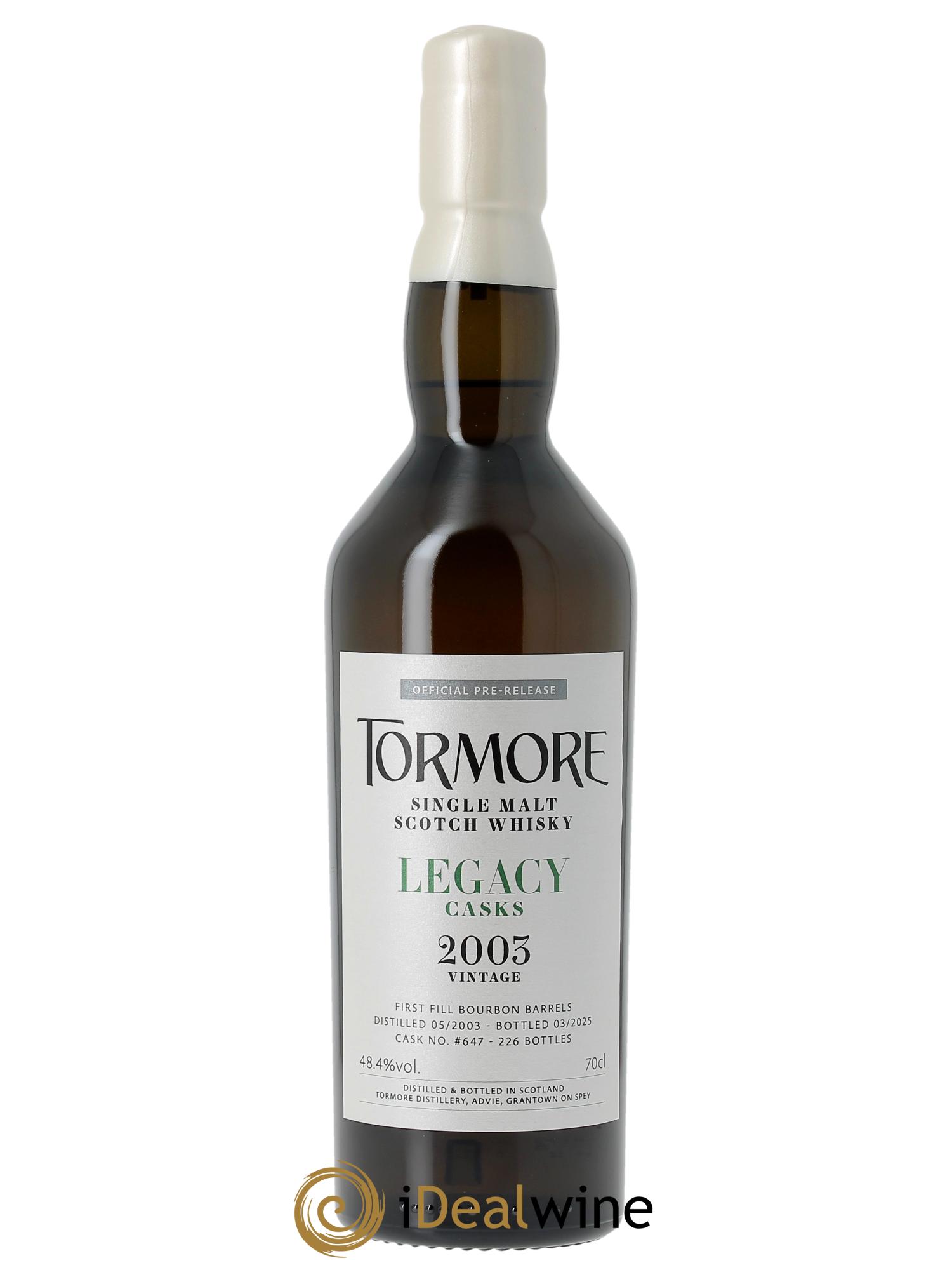 Whisky Tormore 21 Years 2003 Single Cask 48.4°  2003 - Lot of 1 bottle - 0