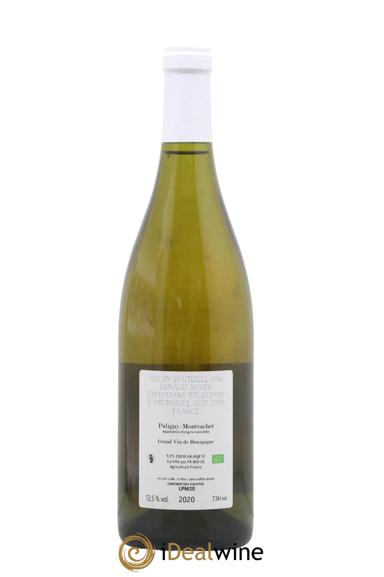 Puligny-Montrachet Les Reuchaux Renaud Boyer  2020 - Posten von 1 Flasche - 1