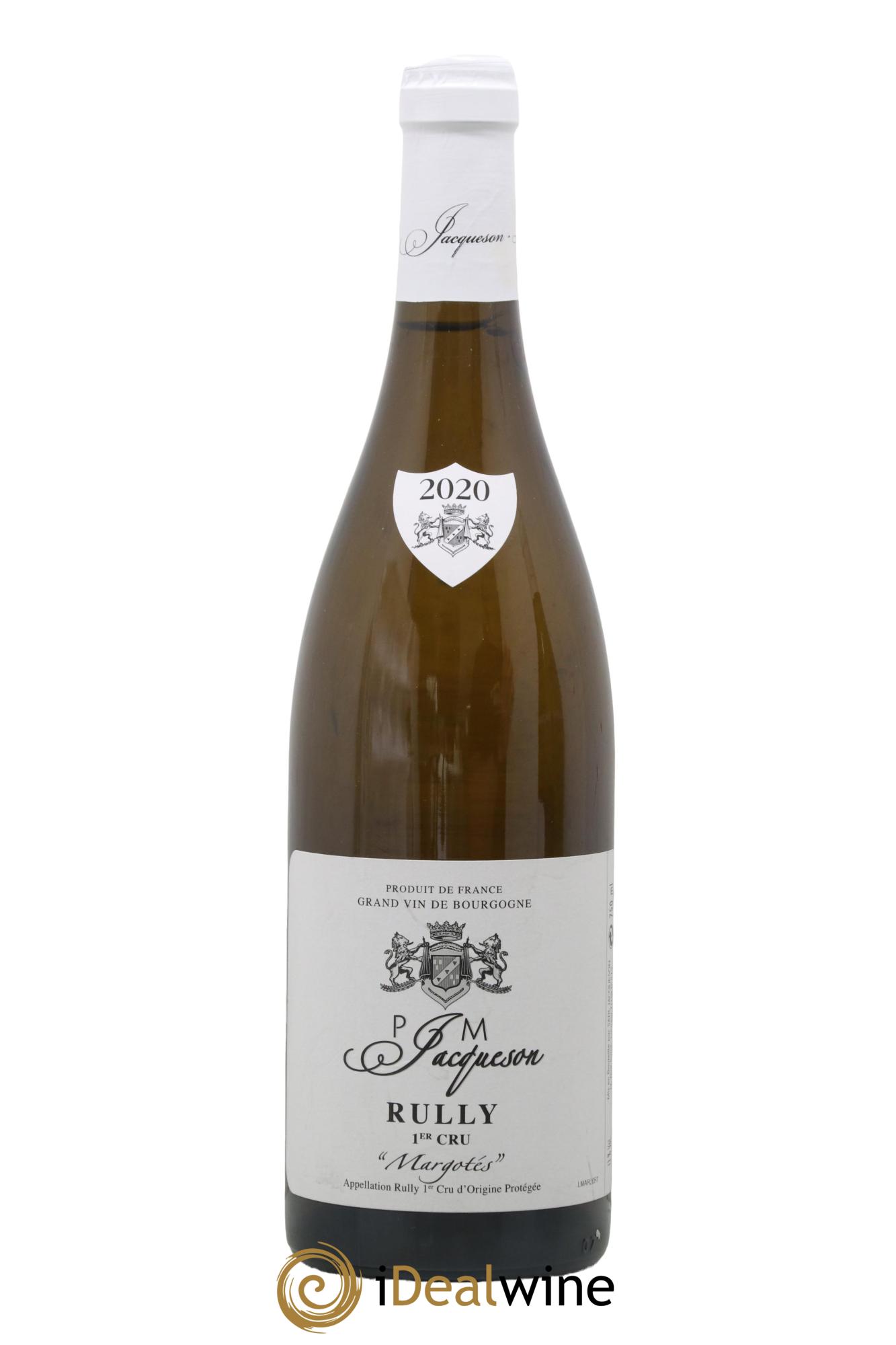 Rully 1er Cru Margotés Paul & Marie Jacqueson 2020 - Lotto di 1 bottiglia - 0