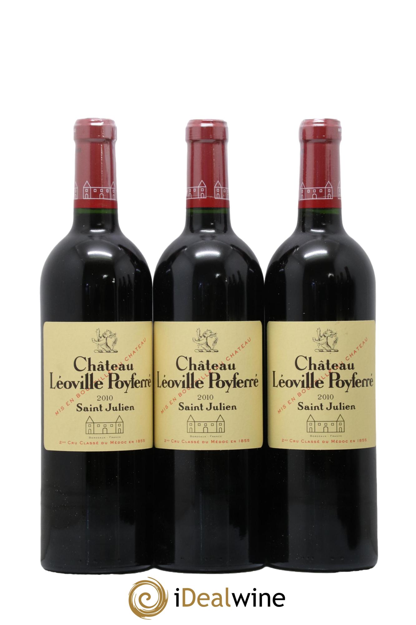 Château Léoville Poyferré 2ème Grand Cru Classé 2010 - Lot of 6 bottles - 2