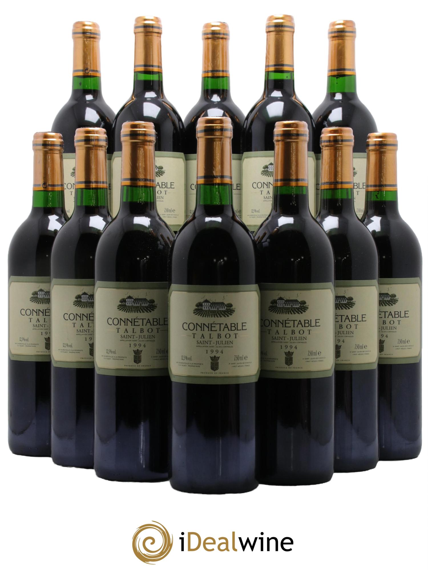 Connétable de Talbot Second Vin 1994 - Lot de 12 bouteilles - 0