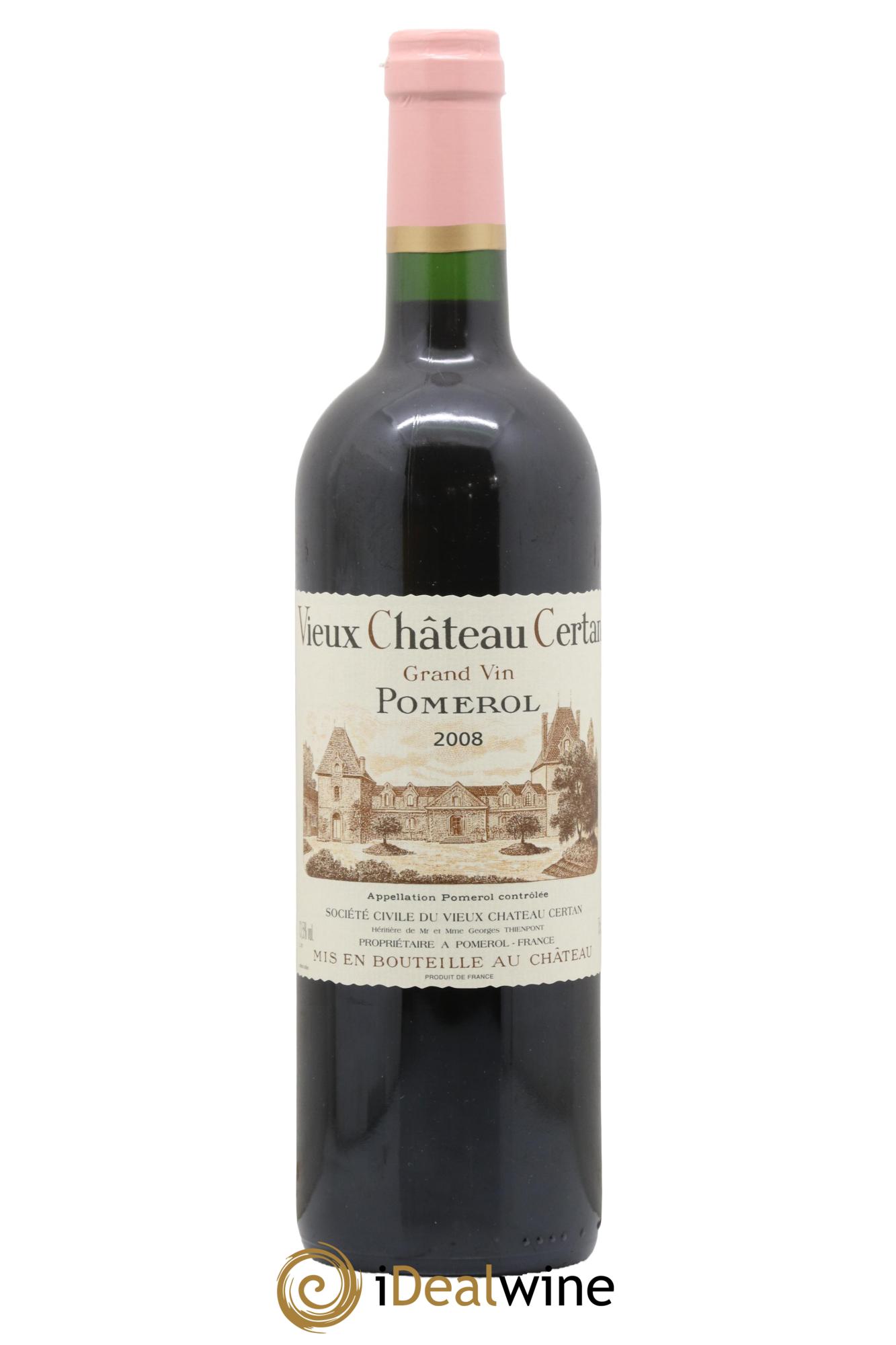 Vieux Château Certan 2008 - Lot de 1 bouteille - 0