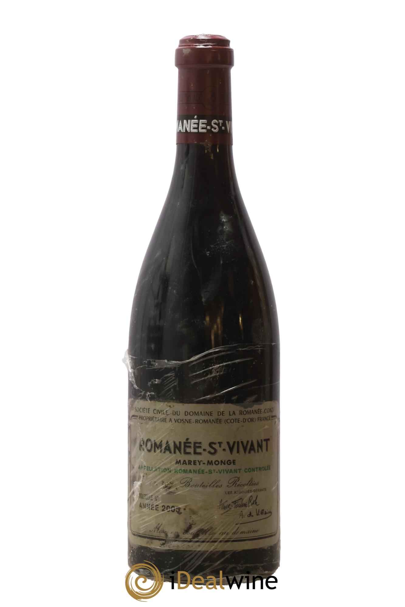 Romanée-Saint-Vivant Grand Cru Domaine de la Romanée-Conti 2005 - Lot de 1 bouteille - 0